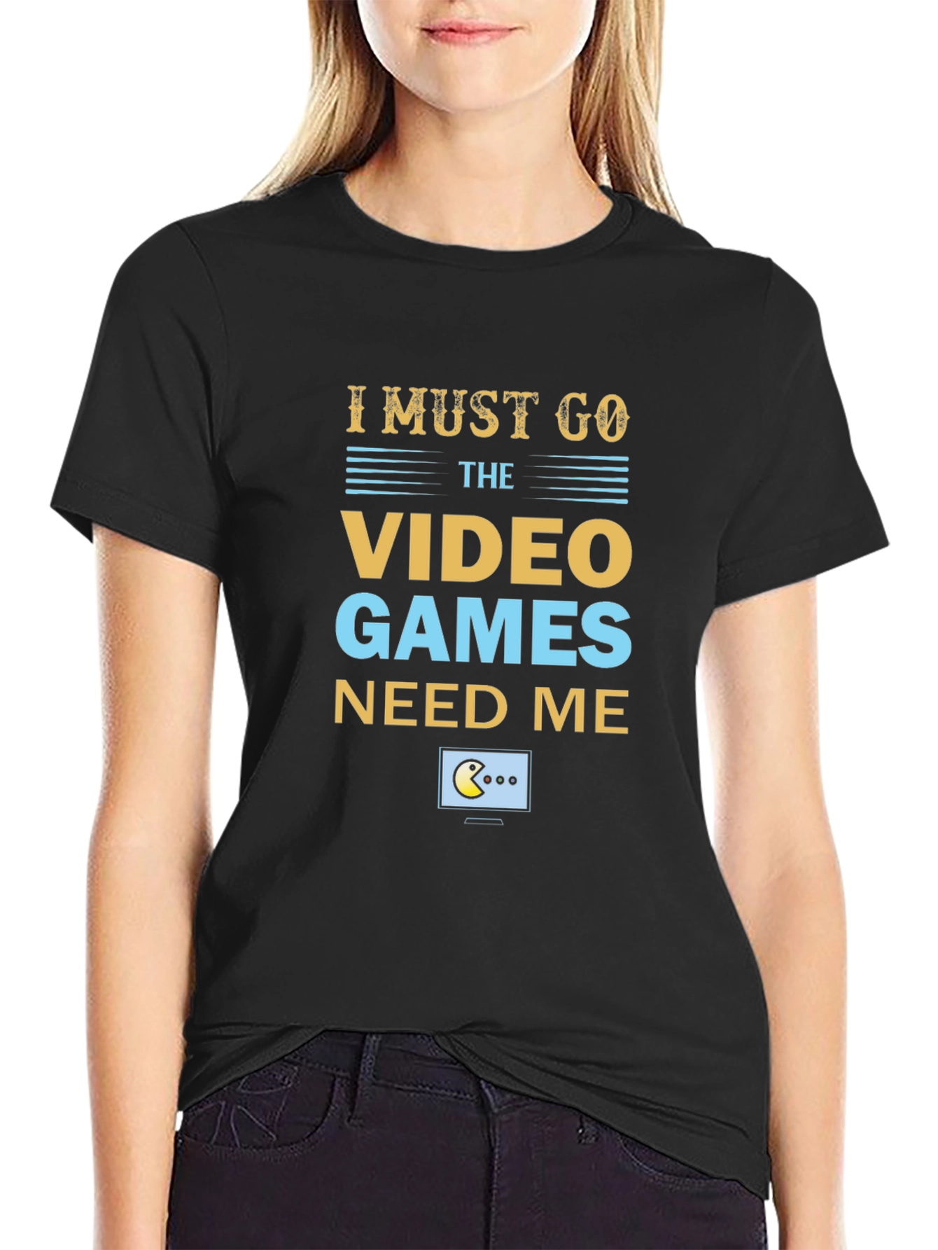 I Must Go Video Games Mens T-Shirt