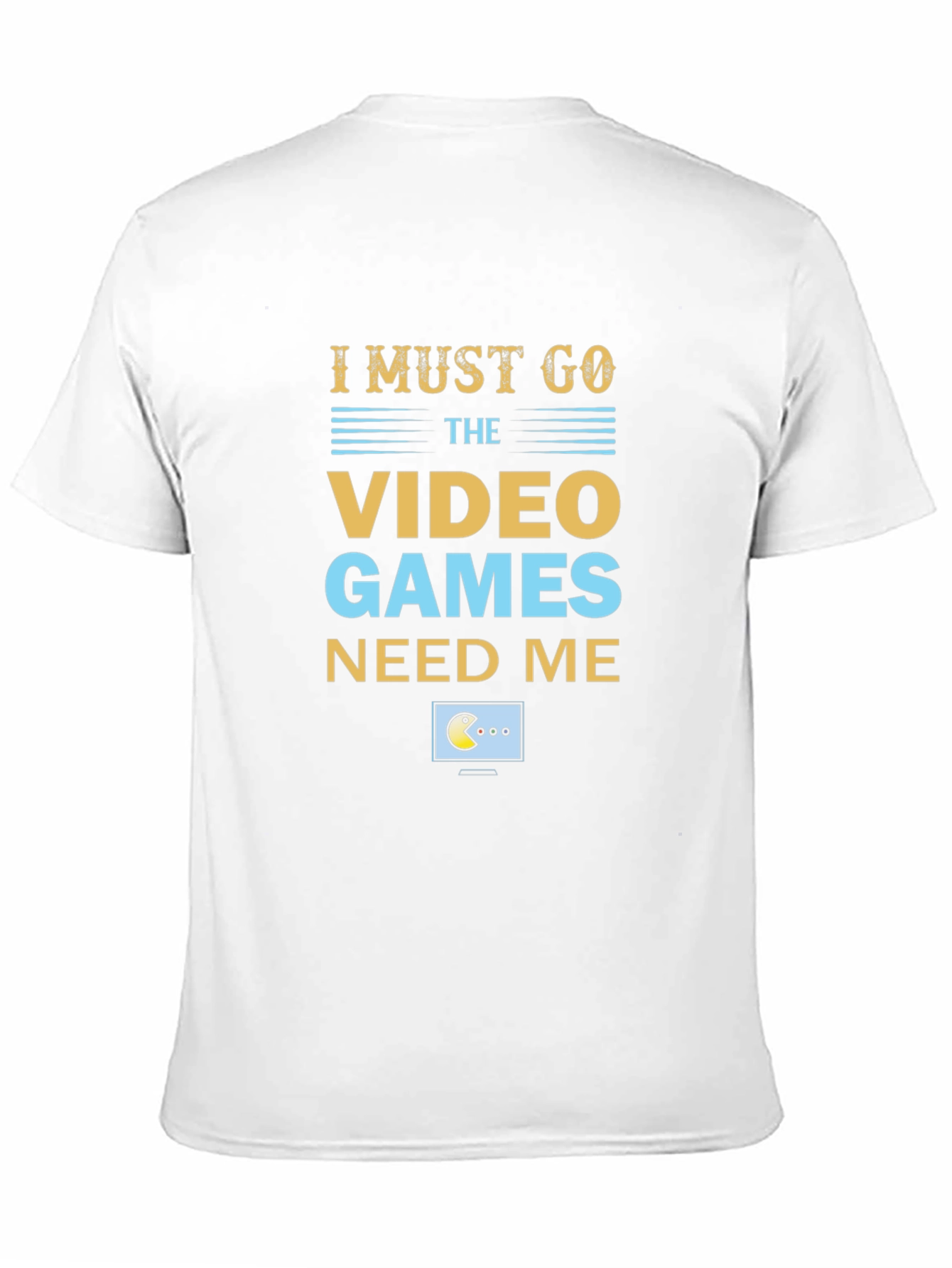 I Must Go Video Games Mens T-Shirt