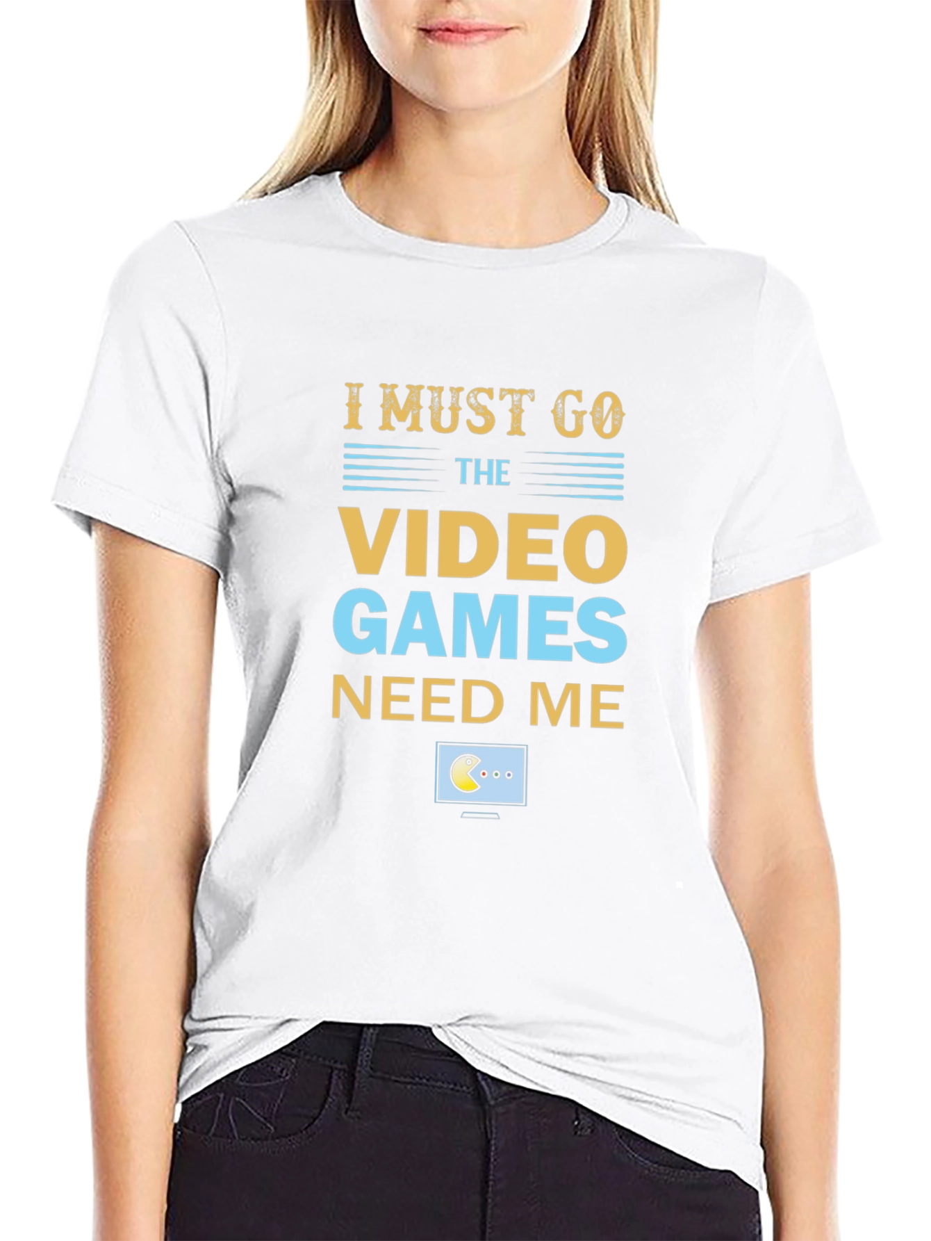 I Must Go Video Games Mens T-Shirt