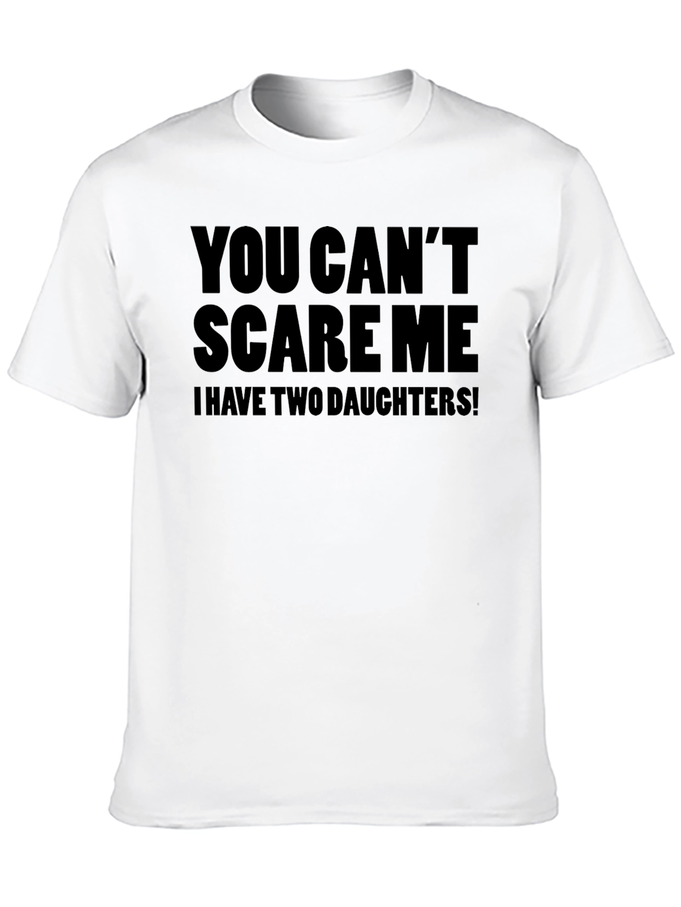 Dads Two Daughters Graphic Tee - Black