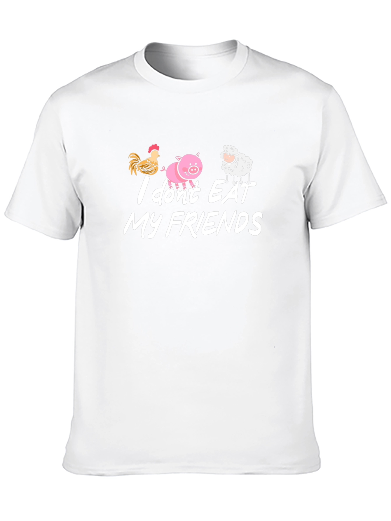 Vegan T-Shirt: I Dont Eat My Friends Tee