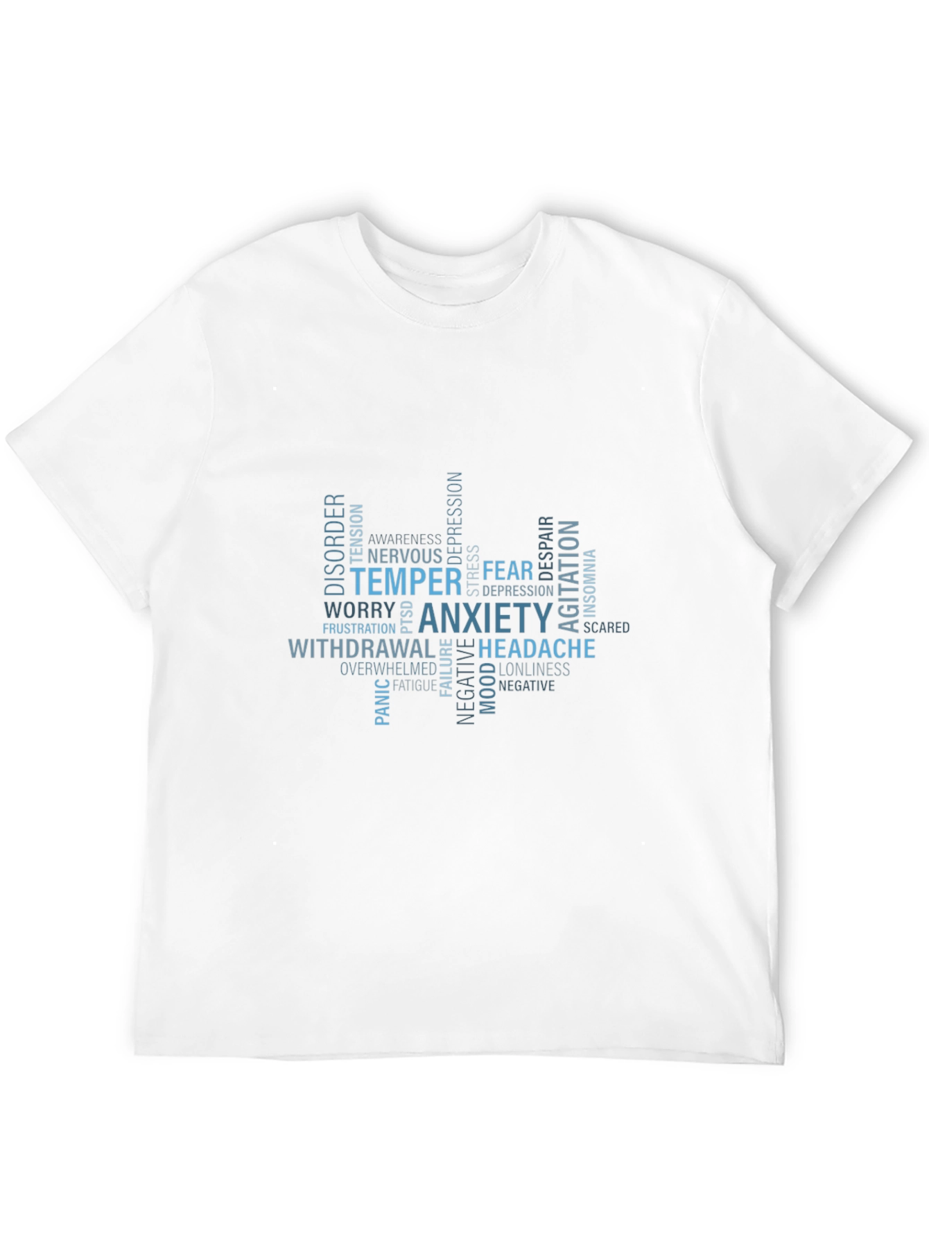 Anxiety & Mental Health Awareness Graphic T-Shirt