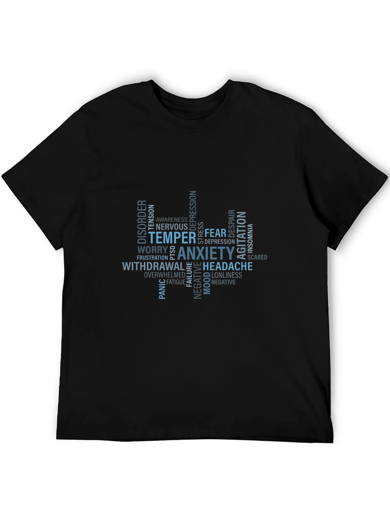Anxiety & Mental Health Awareness Graphic T-Shirt