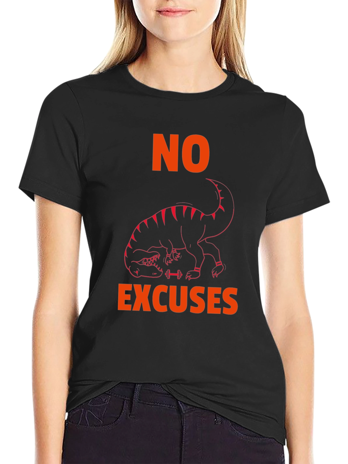 No Excuses T-Rex Workout T-Shirt
