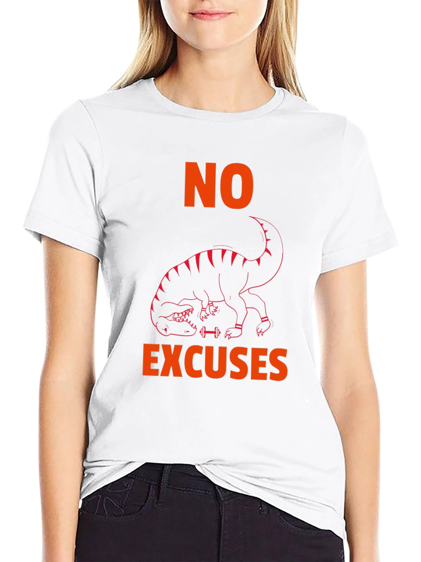 No Excuses T-Rex Workout T-Shirt