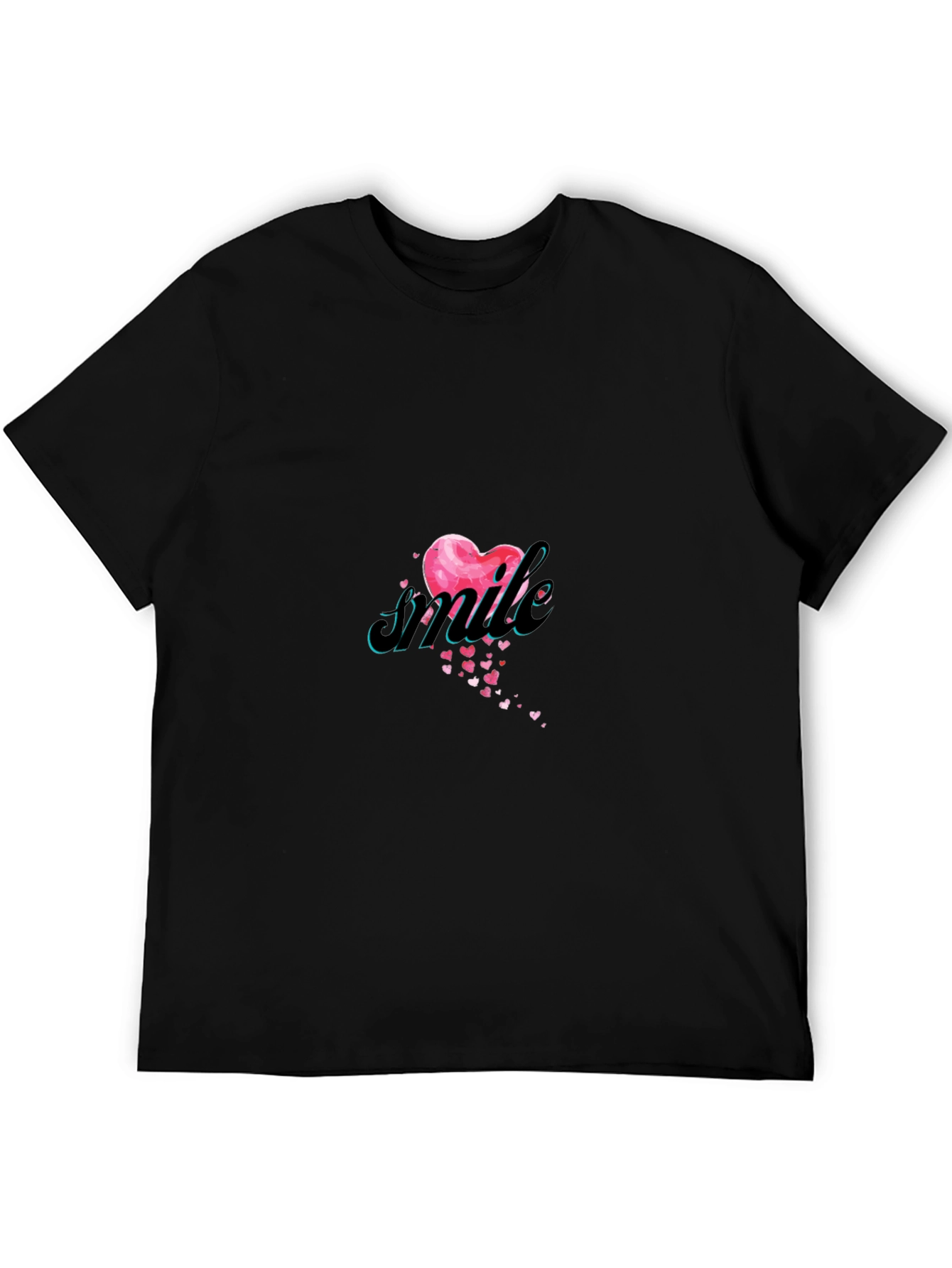 Smile Heart T-Shirt - Stylish Graphic Tee