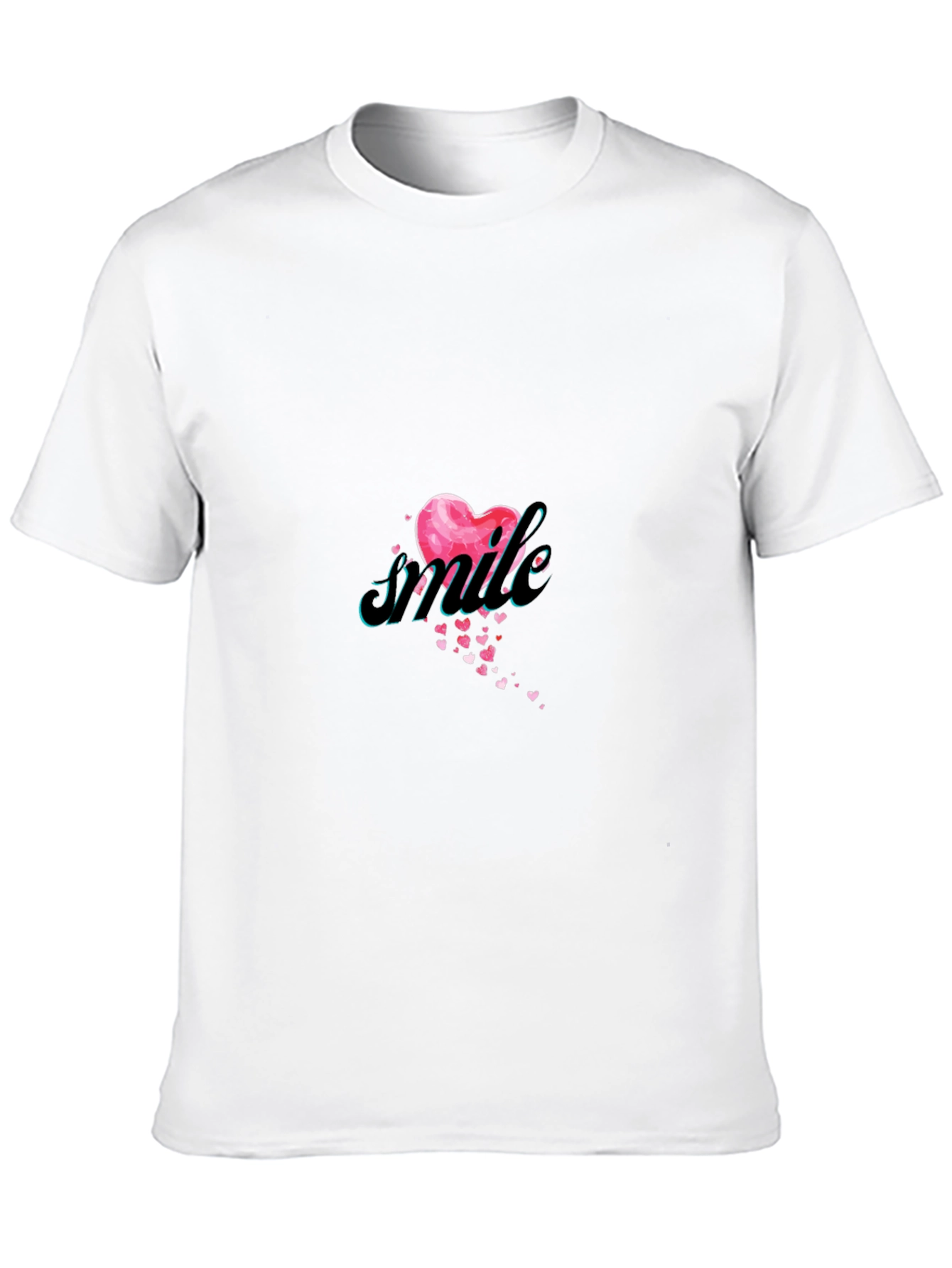 Smile Heart T-Shirt - Stylish Graphic Tee