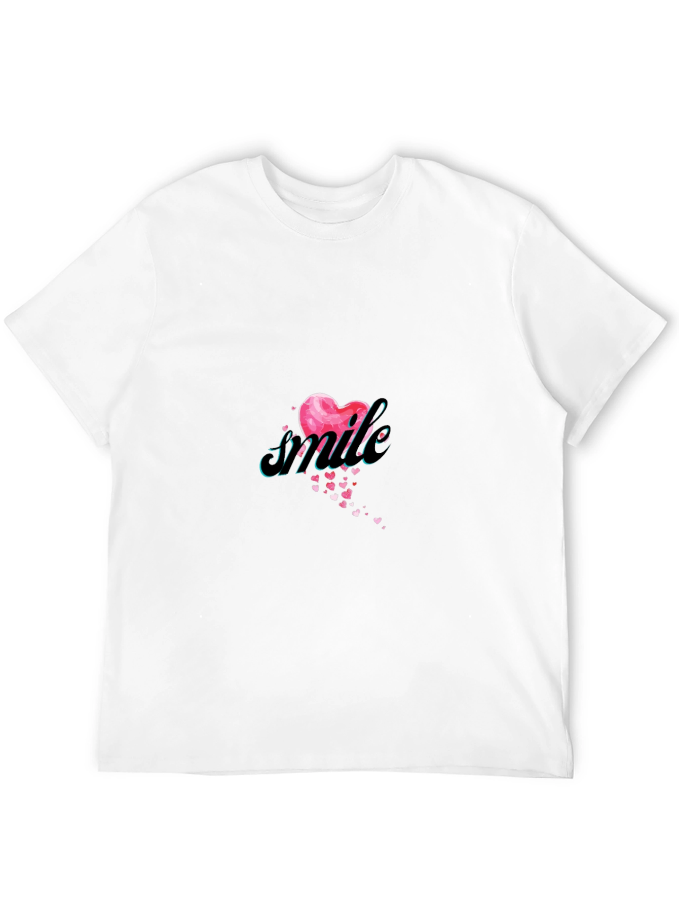 Smile Heart T-Shirt - Stylish Graphic Tee