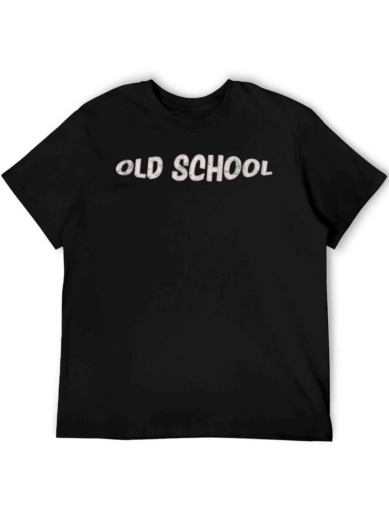 Mens Old School Graphic Tee - Black