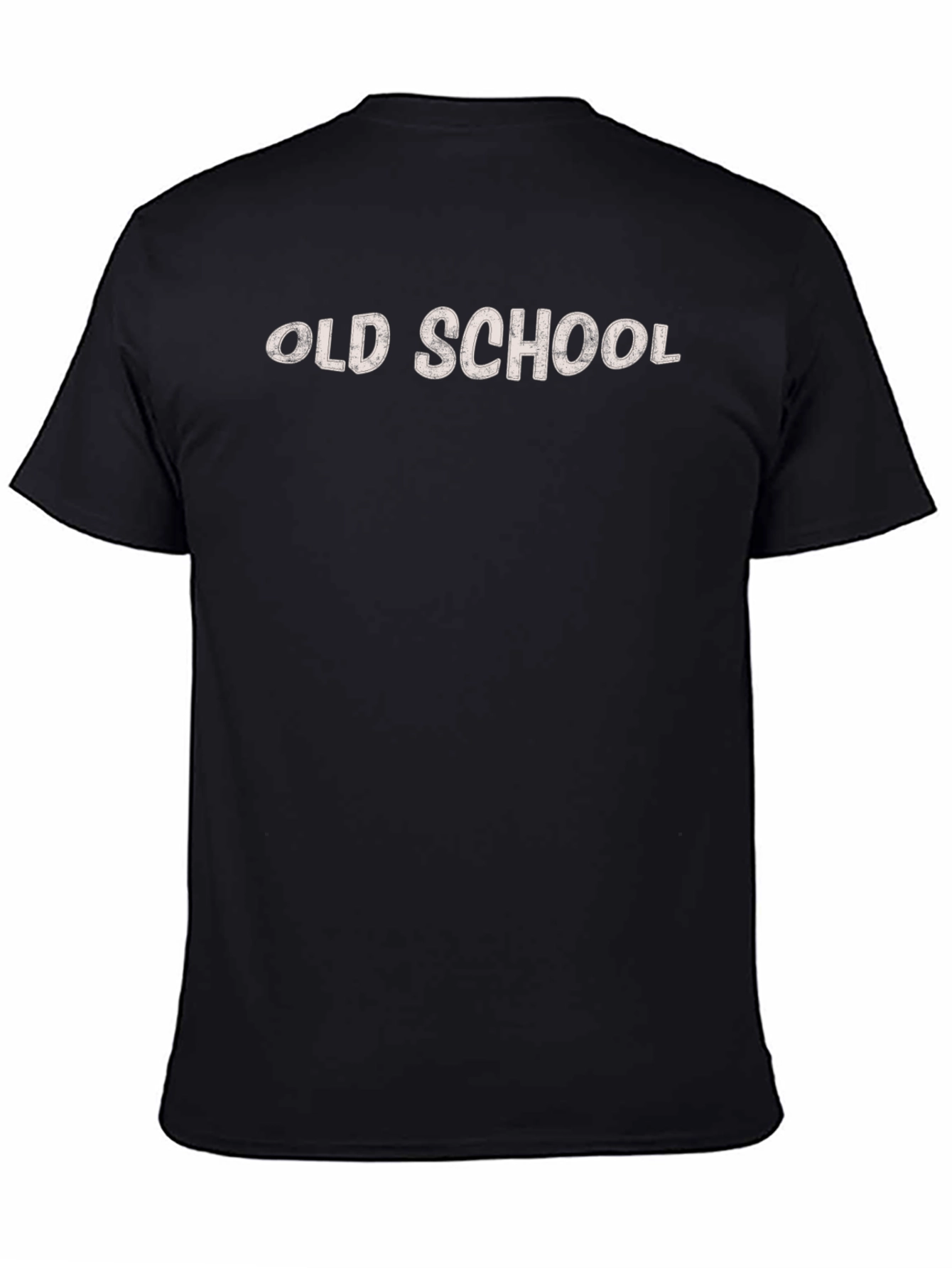 Mens Old School Graphic Tee - Black