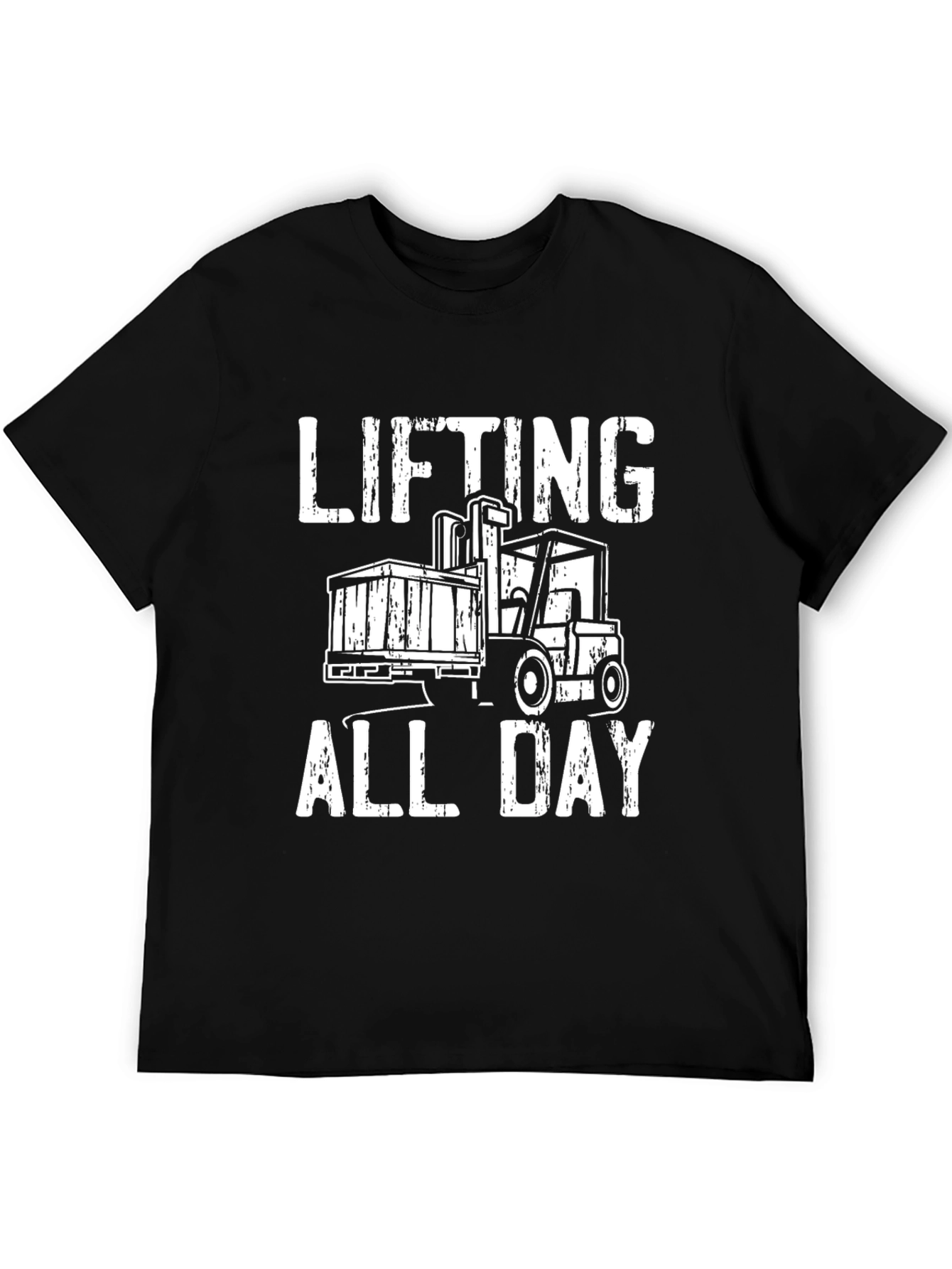 Lifting All Day Black T-Shirt