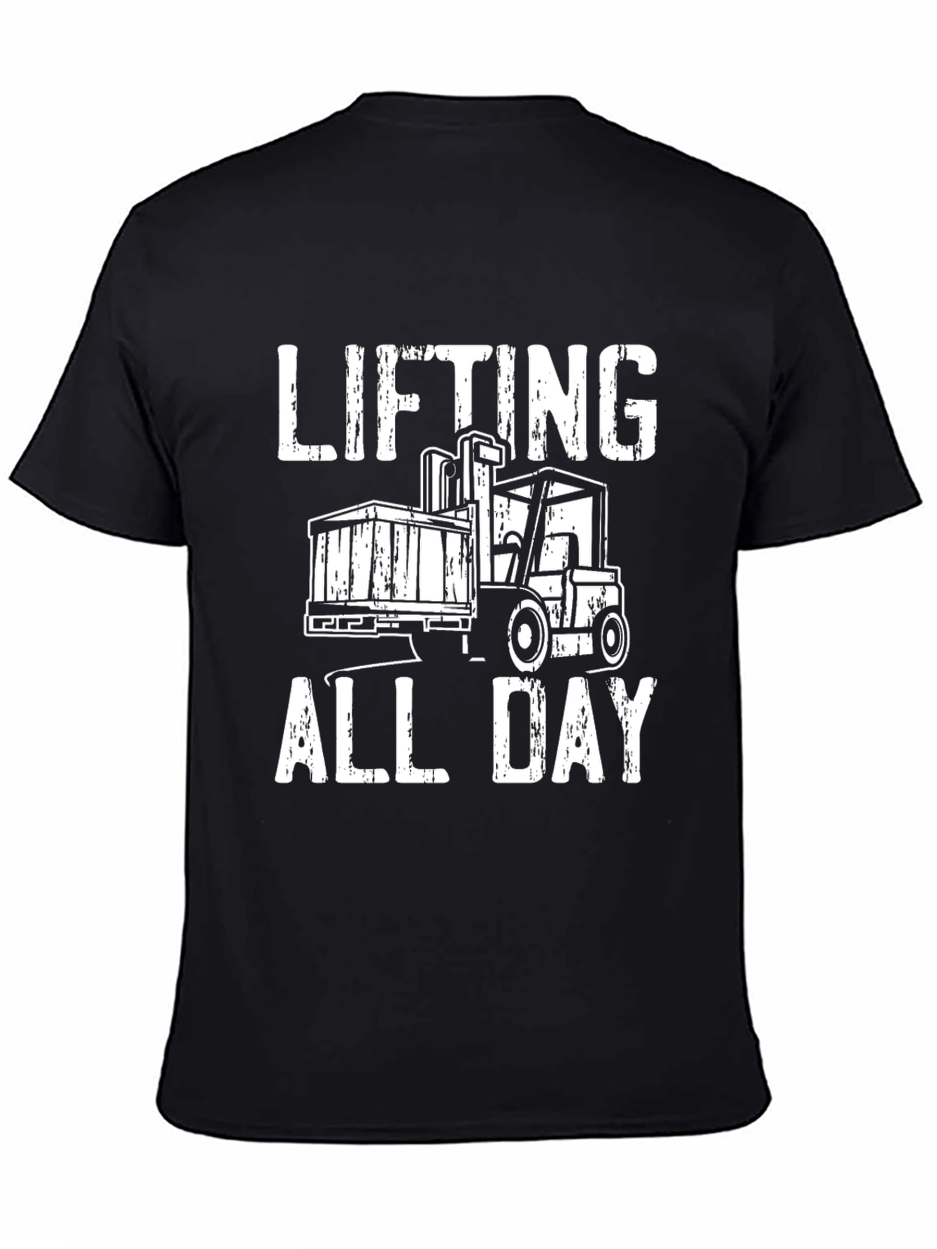 Lifting All Day Black T-Shirt
