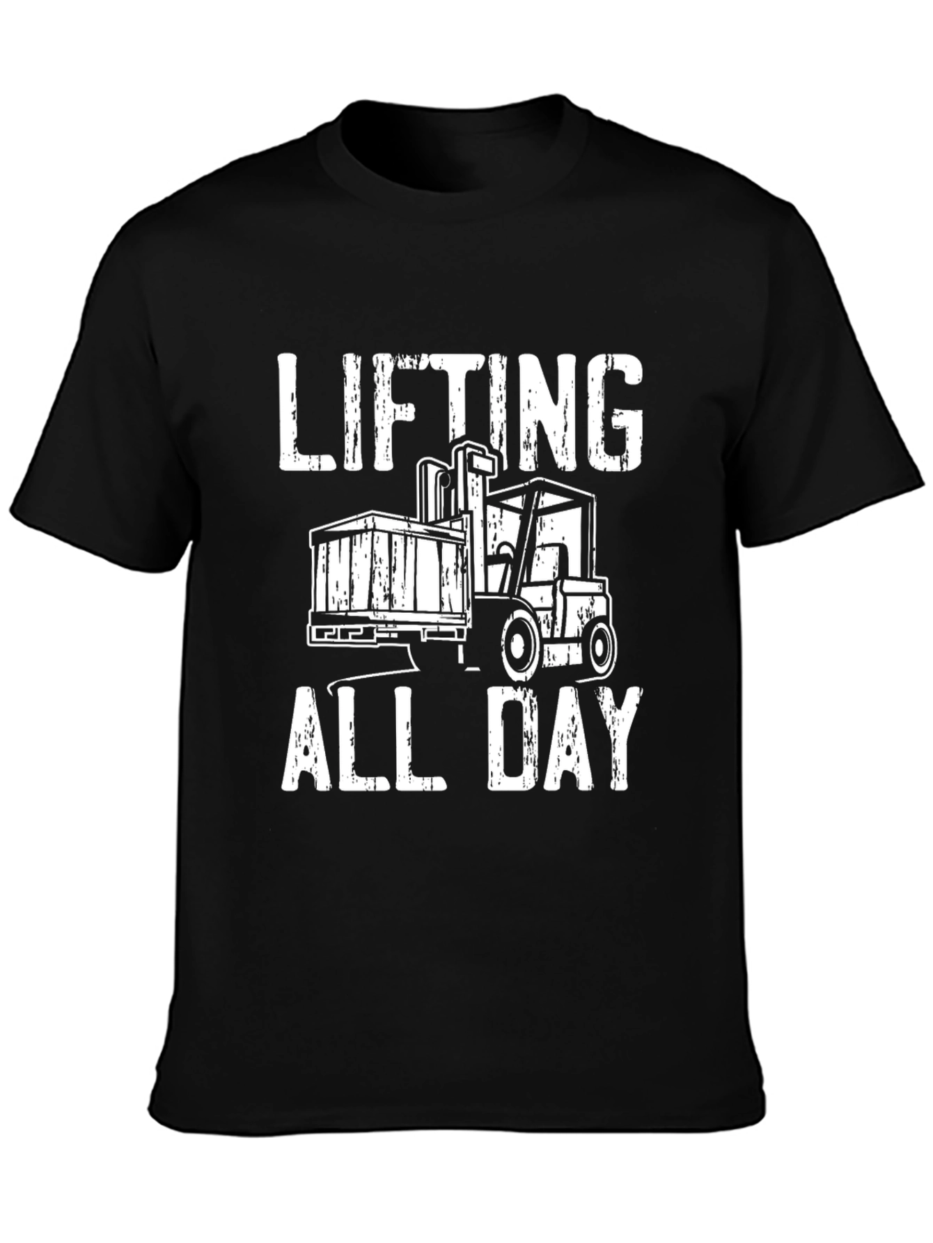 Lifting All Day Black T-Shirt