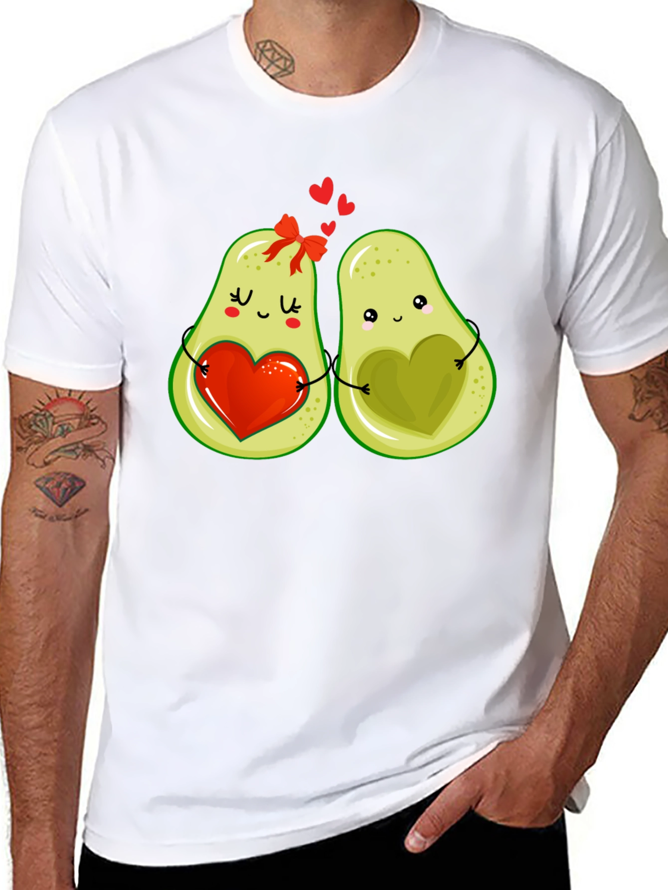 Avocado Love T-Shirt - Cute Couple Graphic Tee