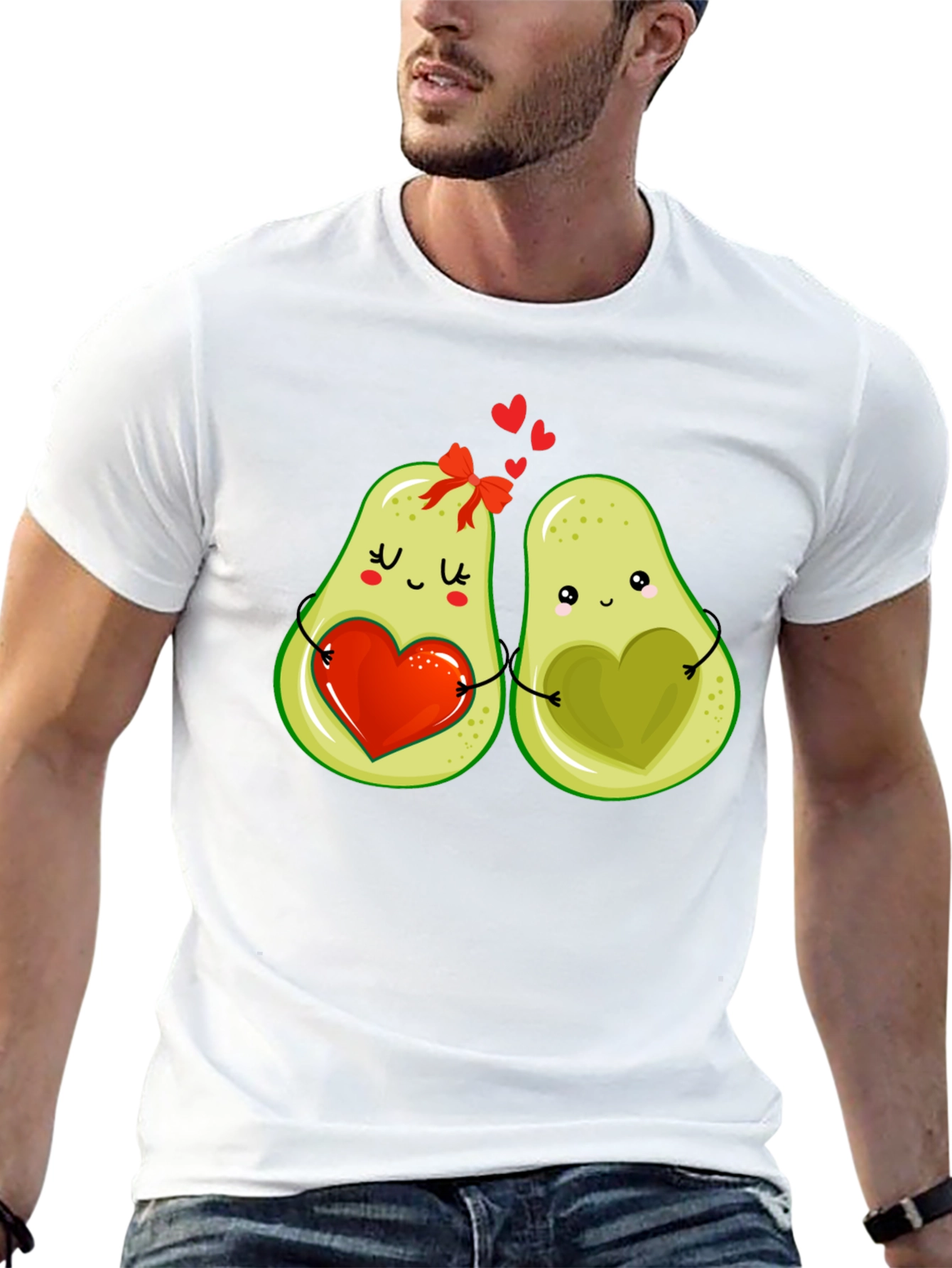 Avocado Love T-Shirt - Cute Couple Graphic Tee