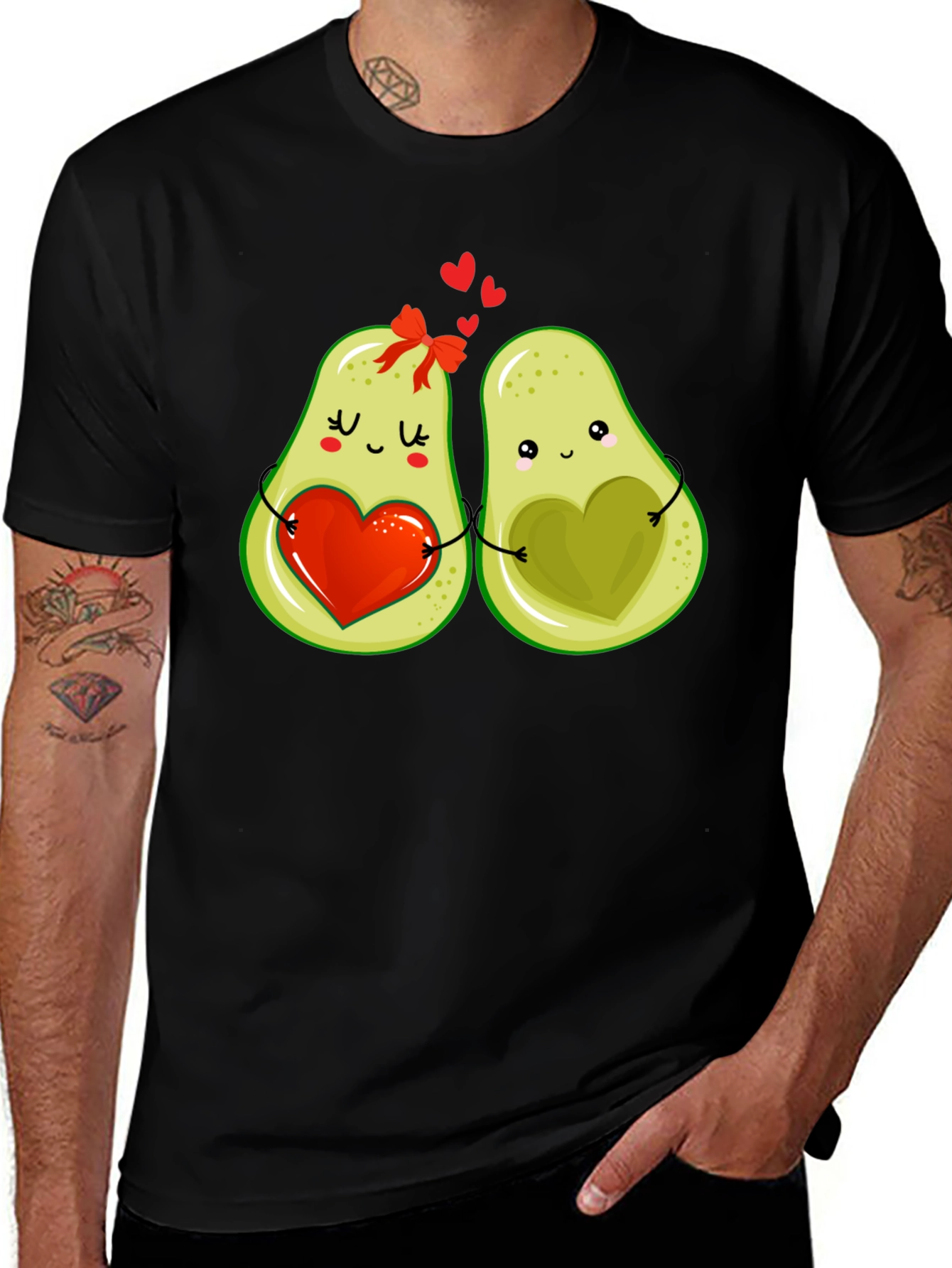 Avocado Love T-Shirt - Cute Couple Graphic Tee