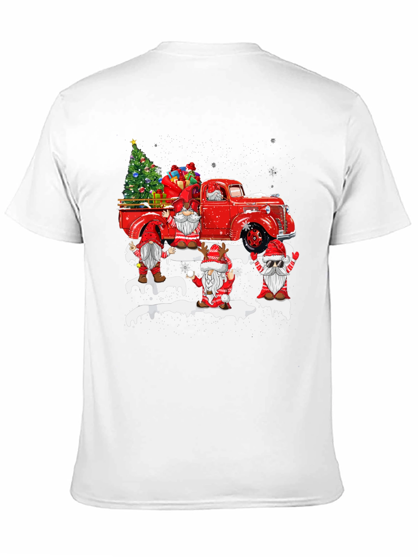 Christmas Gnome Truck T-Shirt