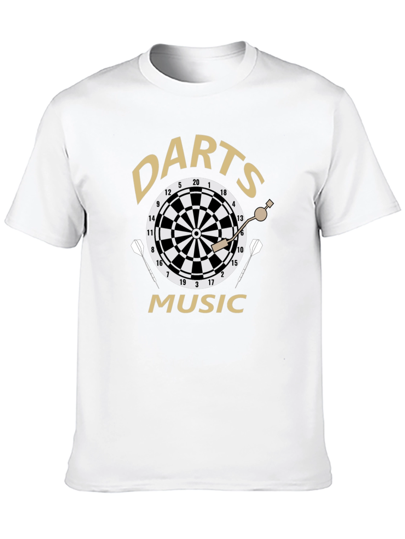 Darts Music Black T-Shirt