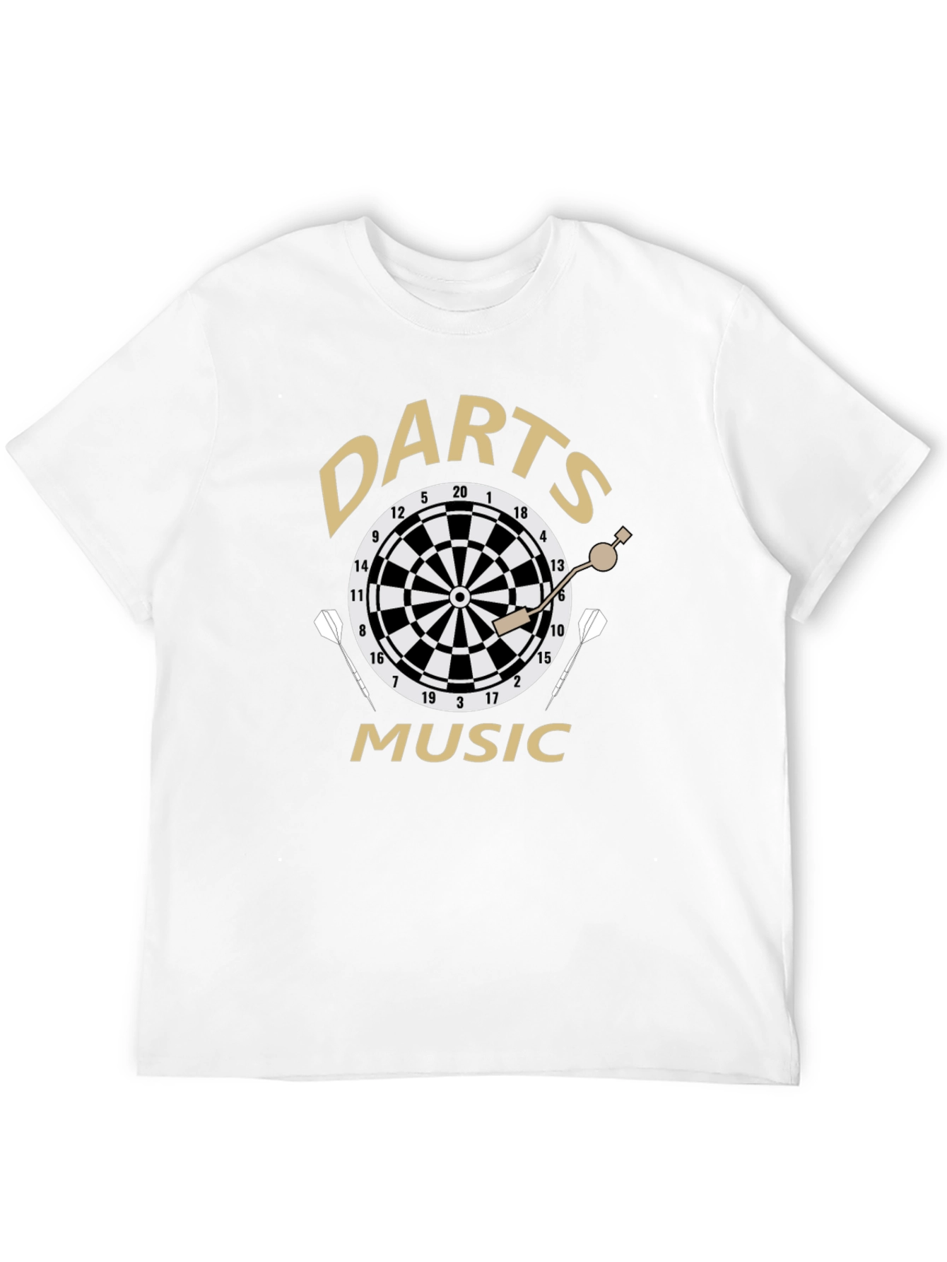 Darts Music Black T-Shirt