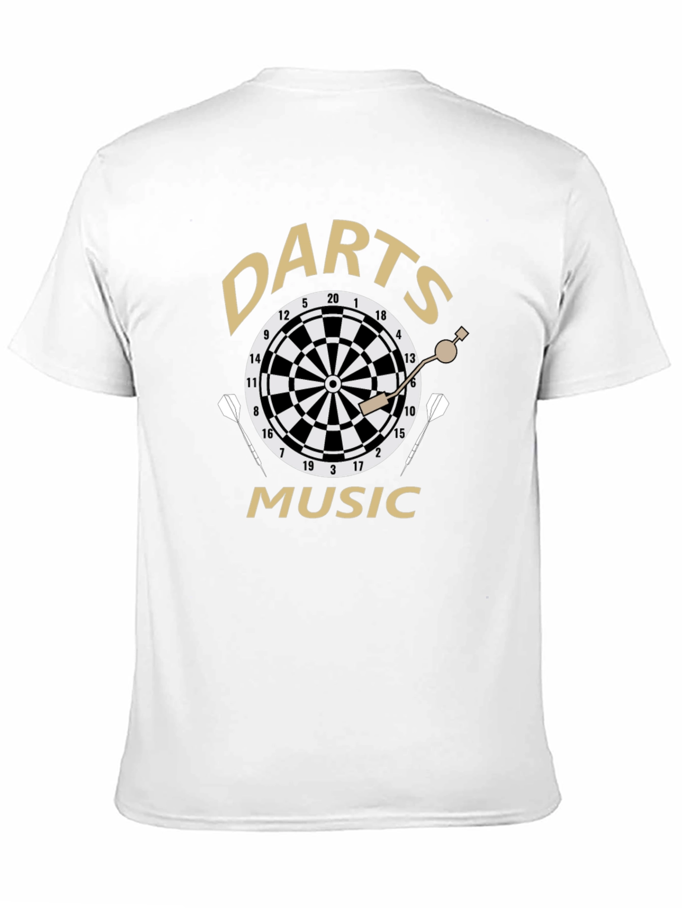 Darts Music Black T-Shirt
