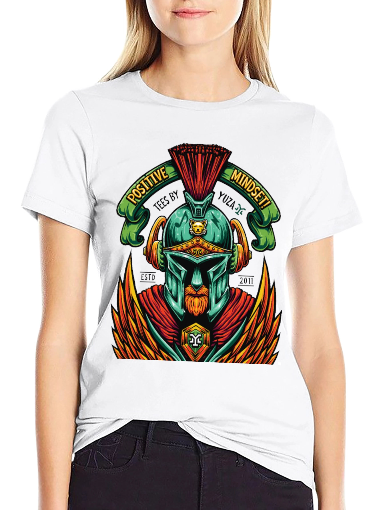 Positive Mindset Spartan Graphic Tee