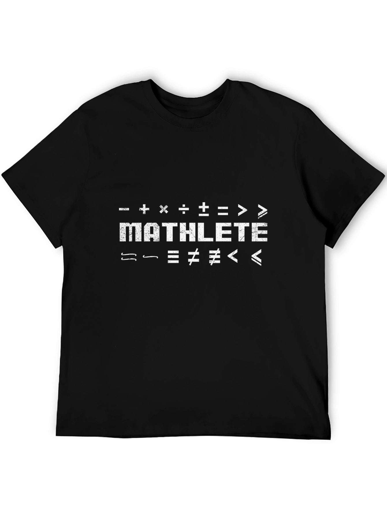 Mathlete Graphic T-Shirt - Black