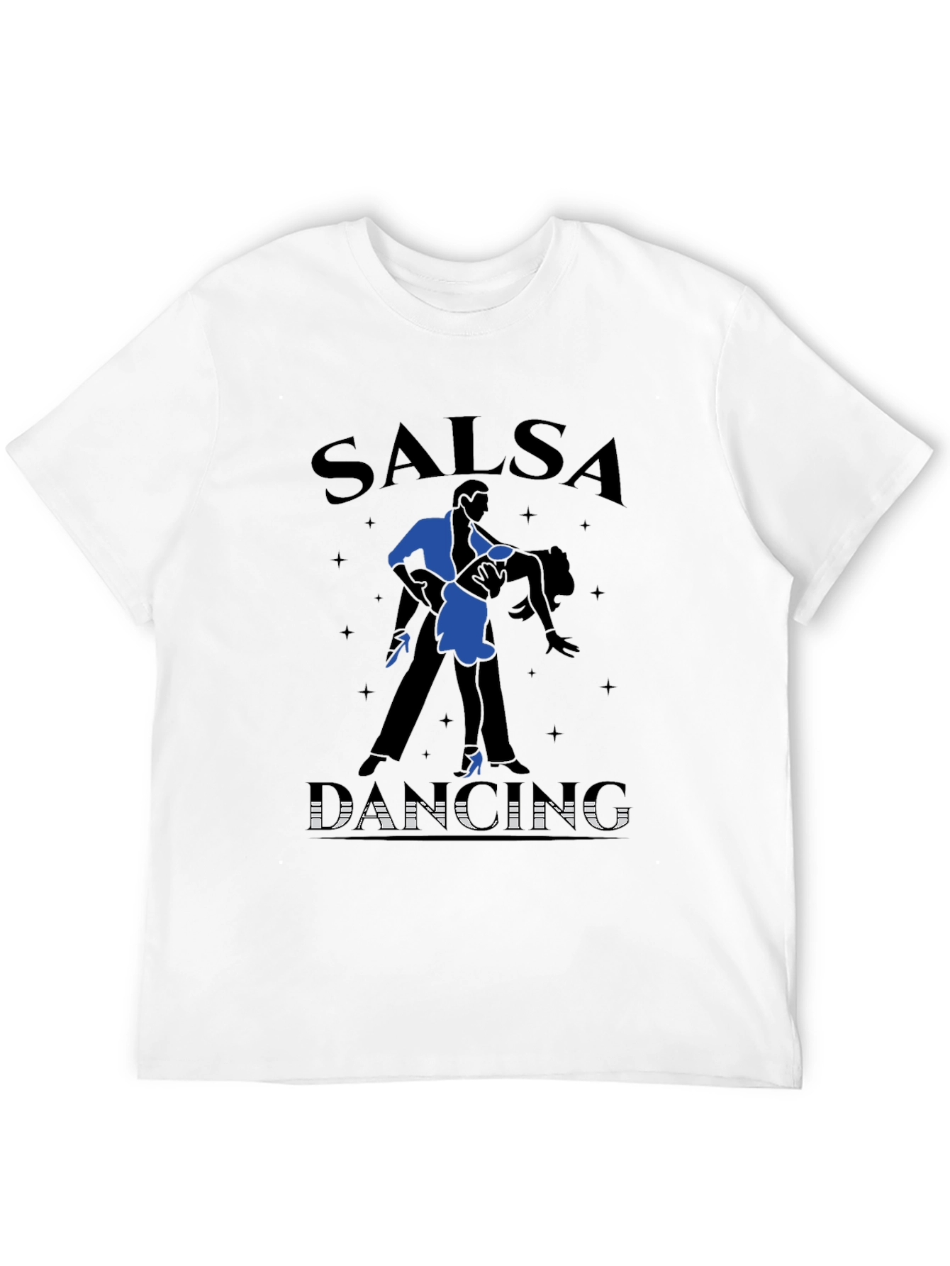 Salsa Dancing Graphic Tee - Mens Black T-Shirt