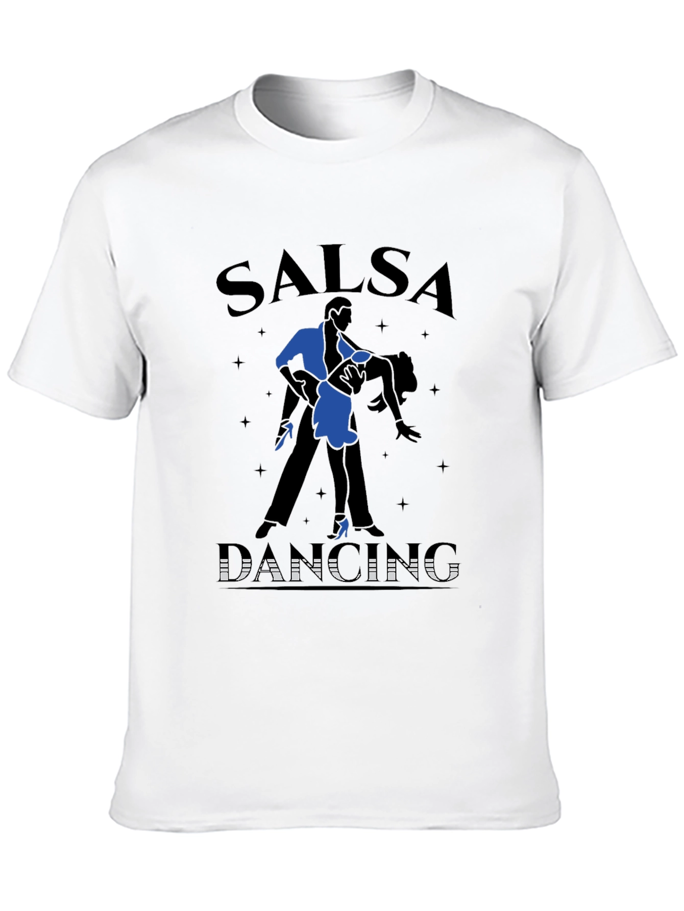 Salsa Dancing Graphic Tee - Mens Black T-Shirt