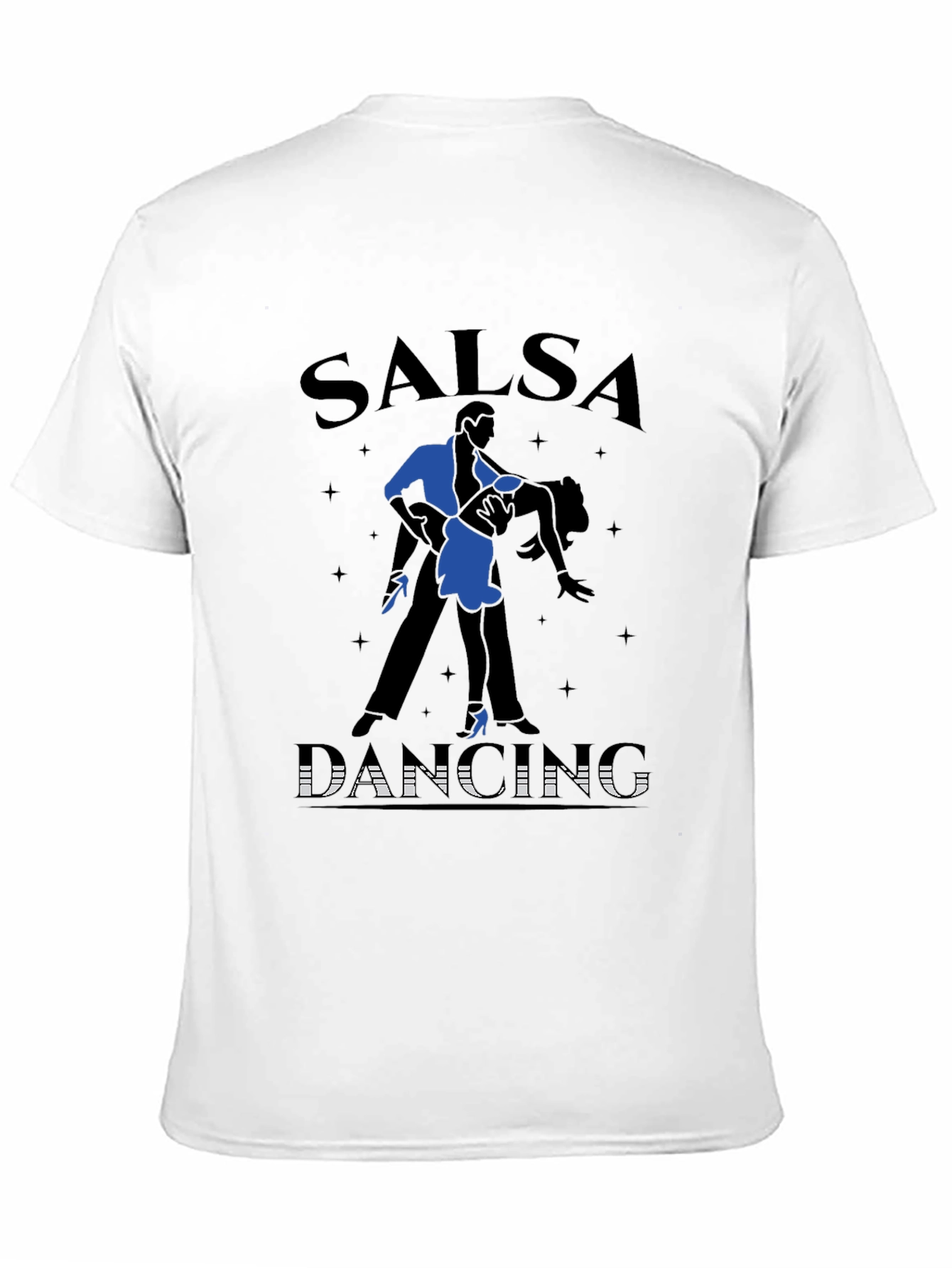 Salsa Dancing Graphic Tee - Mens Black T-Shirt