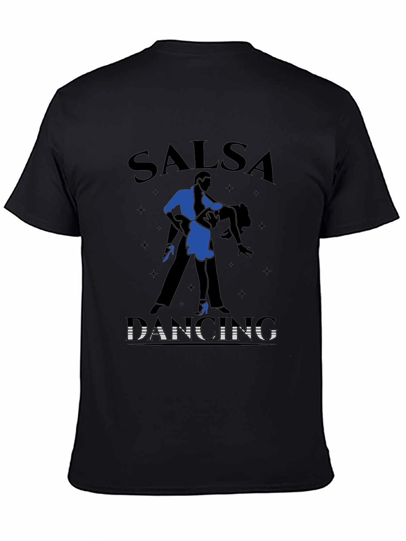 Salsa Dancing Graphic Tee - Mens Black T-Shirt