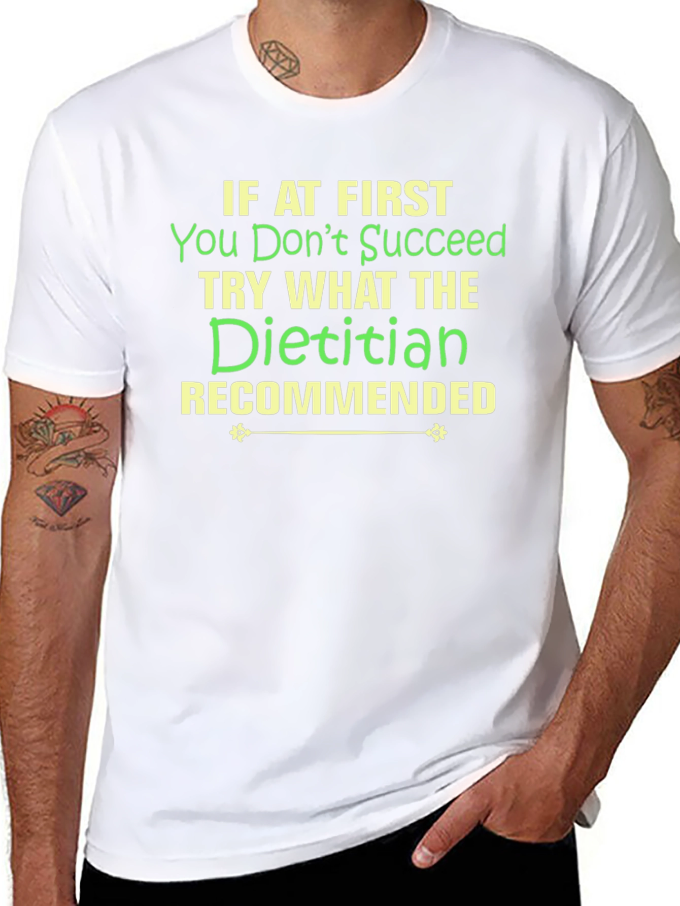 Dietitian Recommended Black T-Shirt