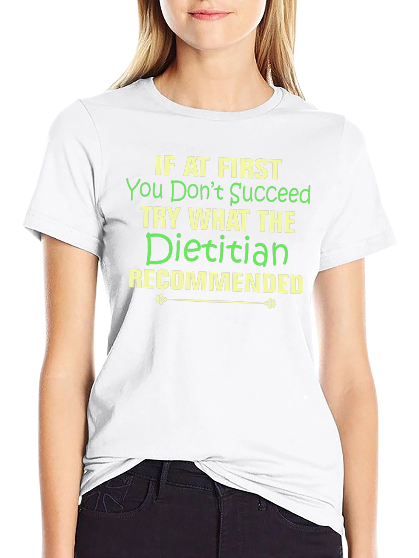 Dietitian Recommended Black T-Shirt