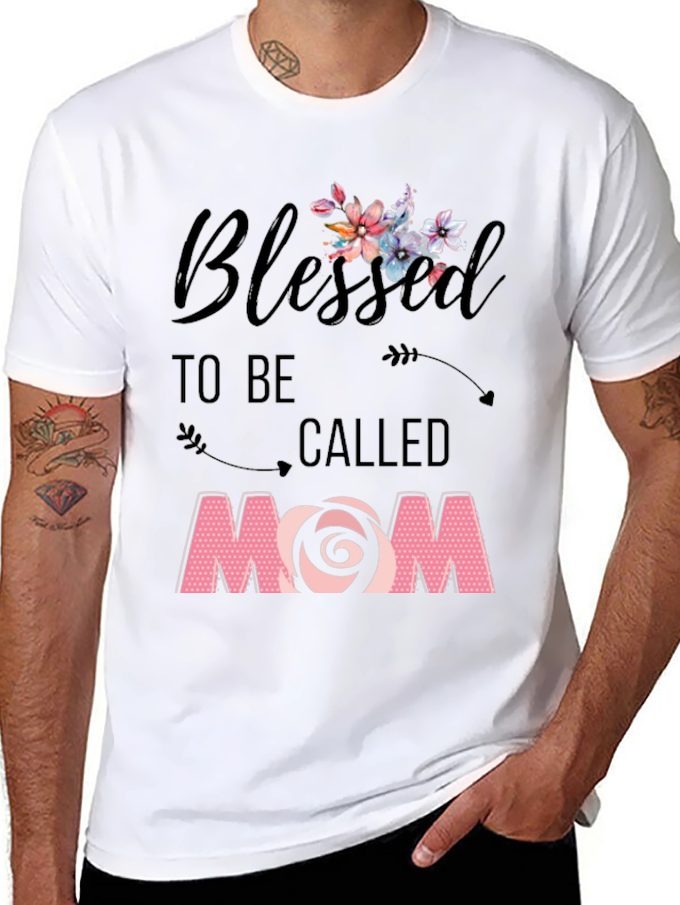 Blessed Mom Graphic Tee - Soft & Stylish