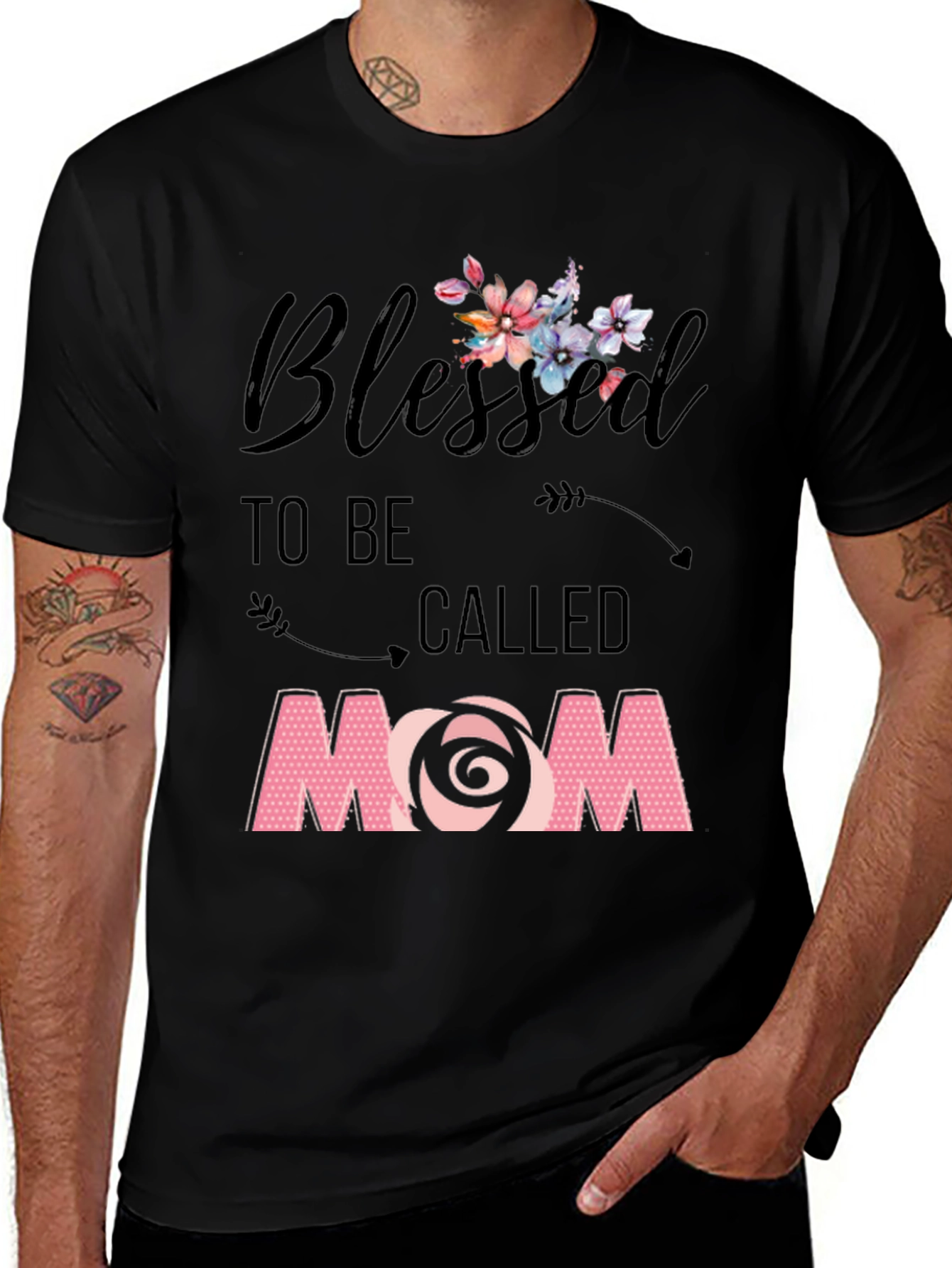 Blessed Mom Graphic Tee - Soft & Stylish