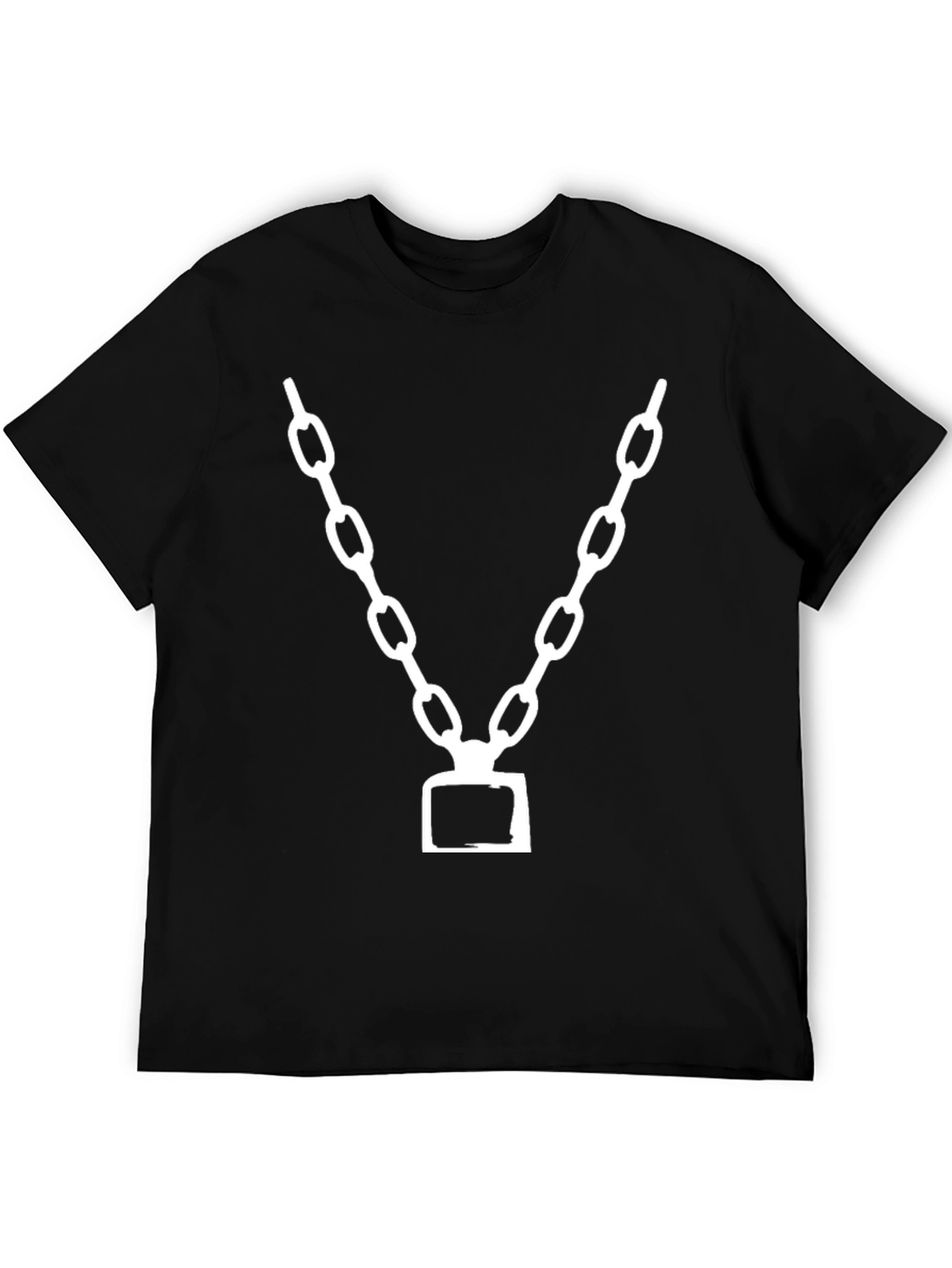 Chain Graphic T-Shirt - Modern Style