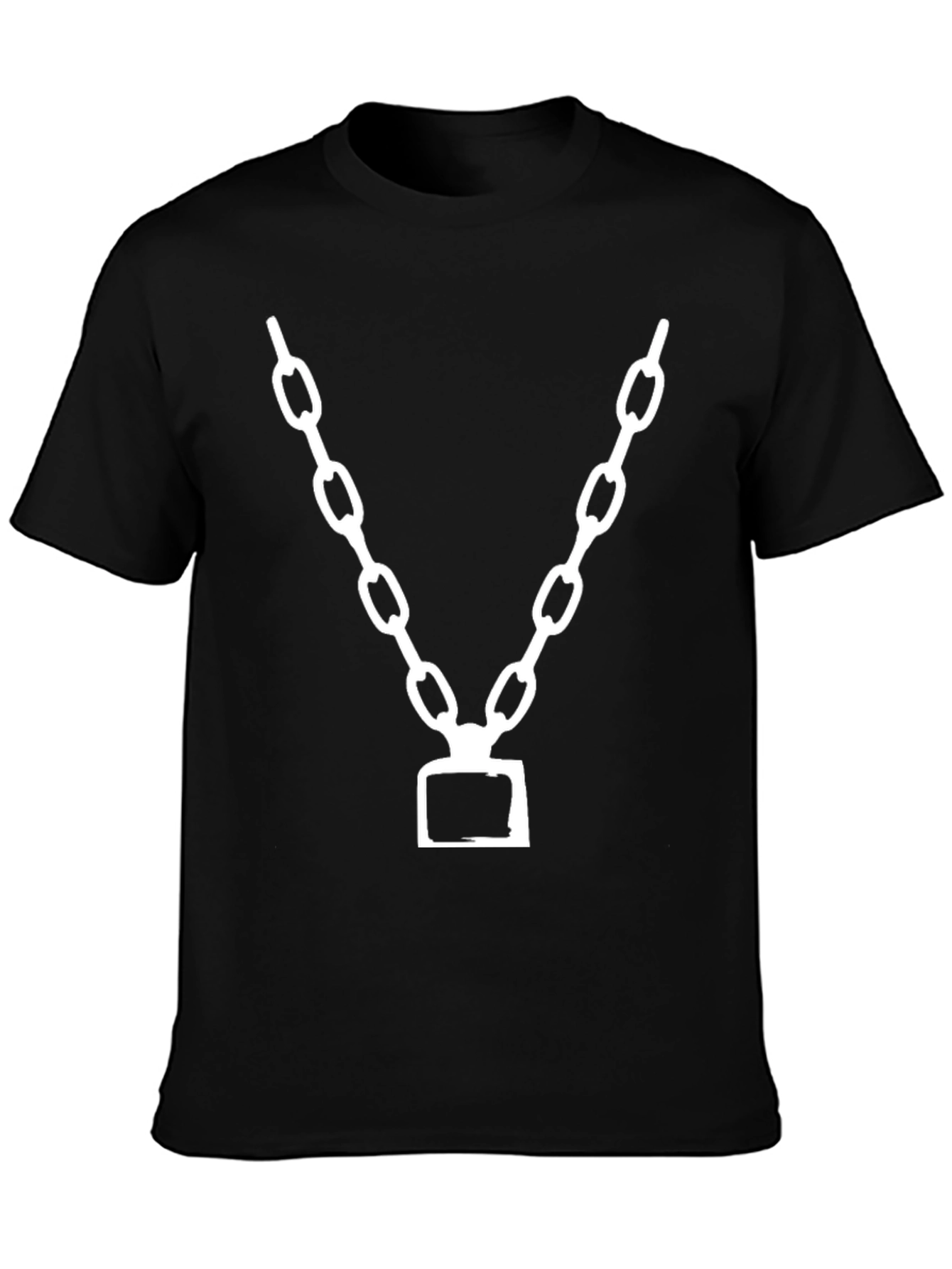 Chain Graphic T-Shirt - Modern Style