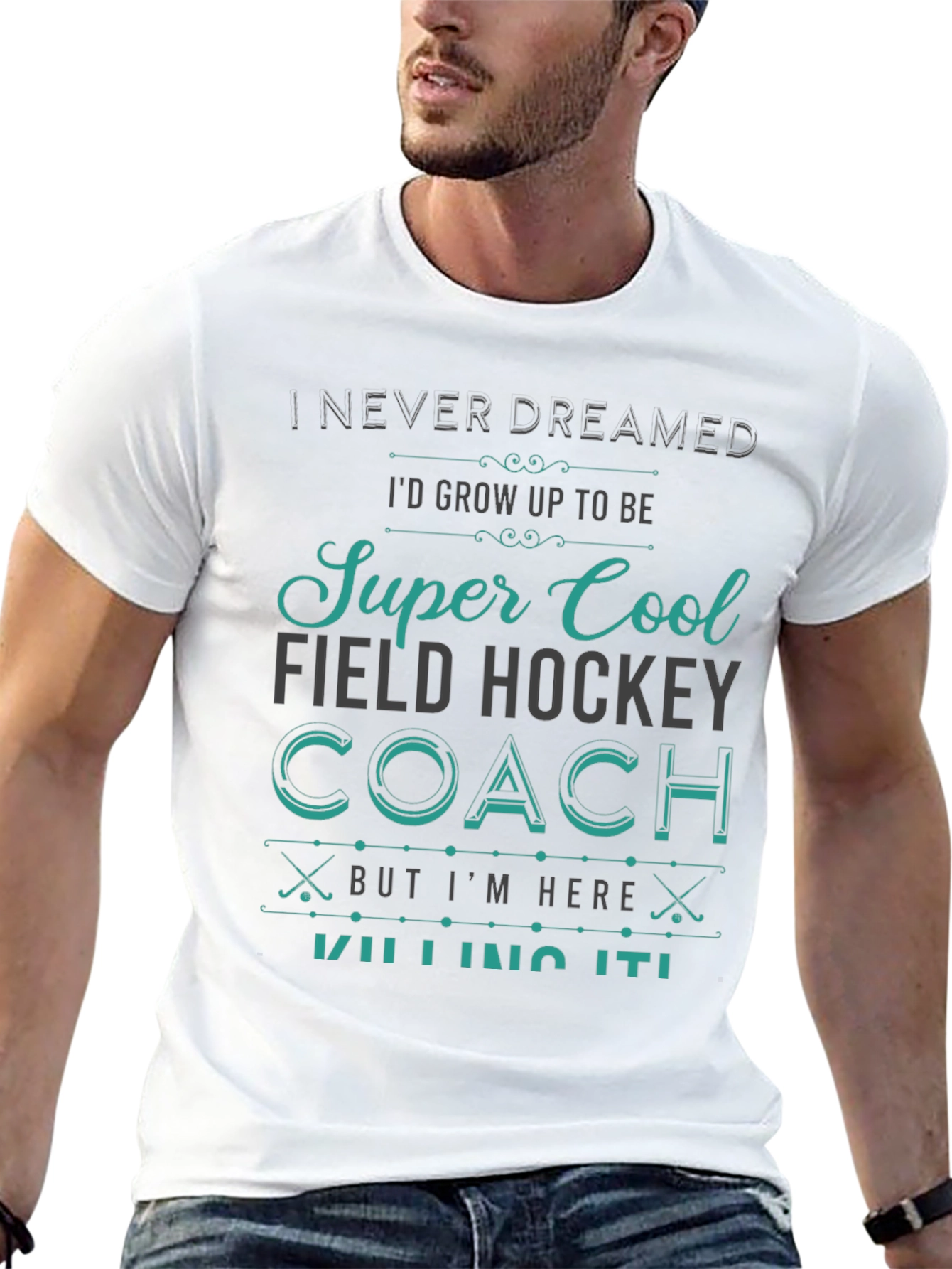 Super Cool Field Hockey Coach T-Shirt
