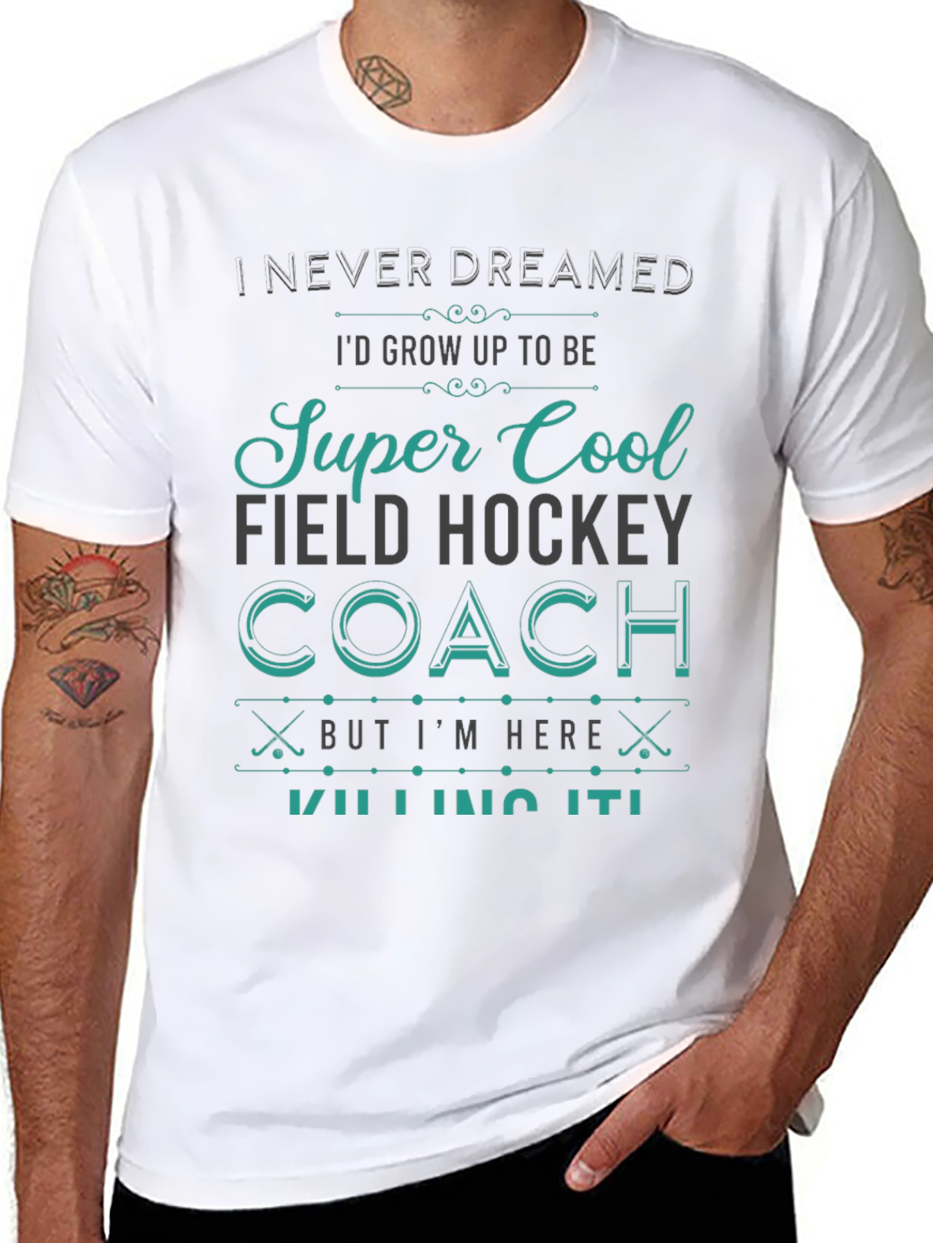 Super Cool Field Hockey Coach T-Shirt