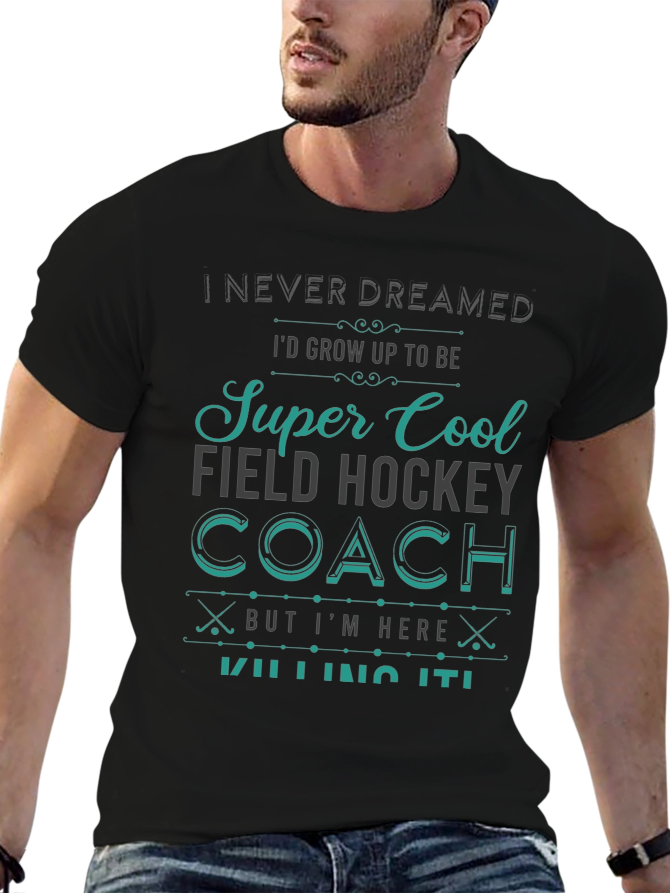 Super Cool Field Hockey Coach T-Shirt