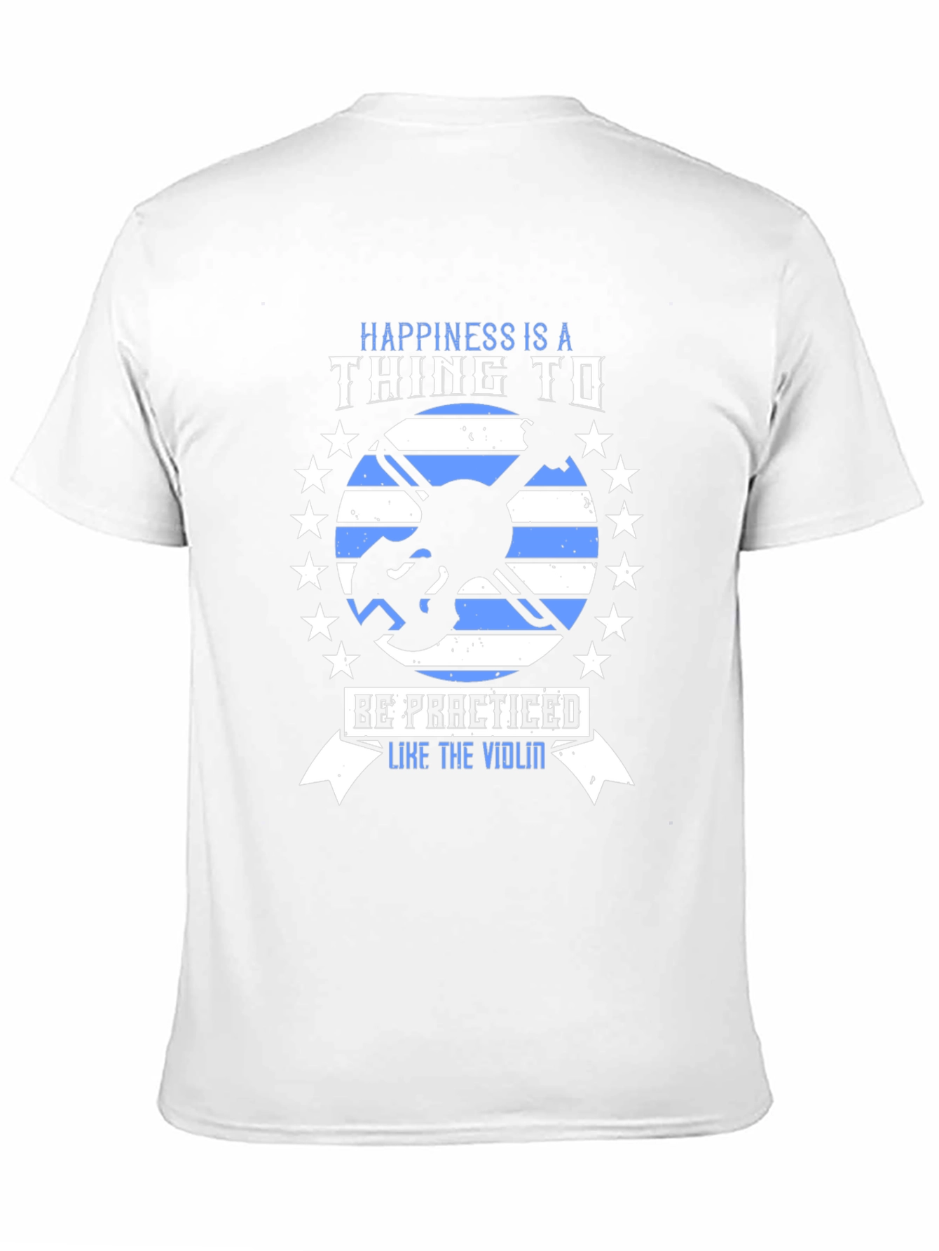 Happiness Violin T-Shirt - Practice Makes Perfect