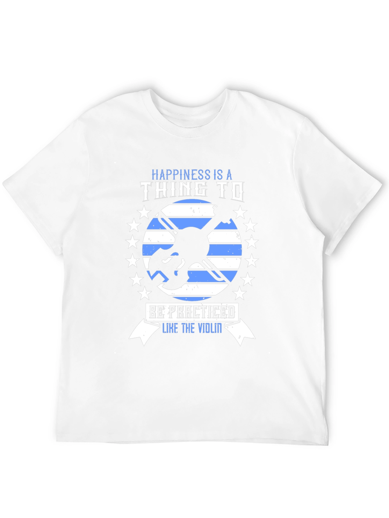 Happiness Violin T-Shirt - Practice Makes Perfect