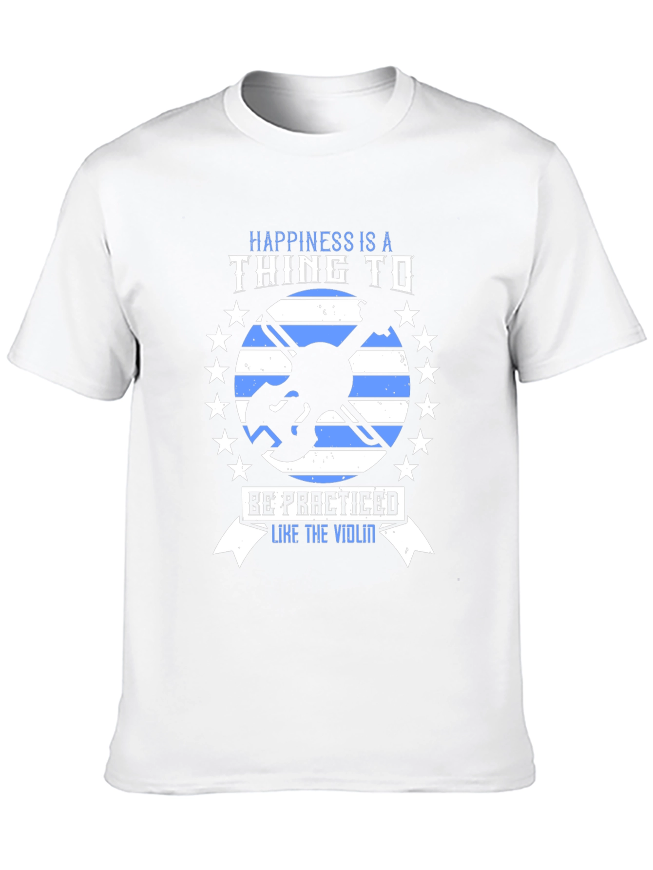 Happiness Violin T-Shirt - Practice Makes Perfect