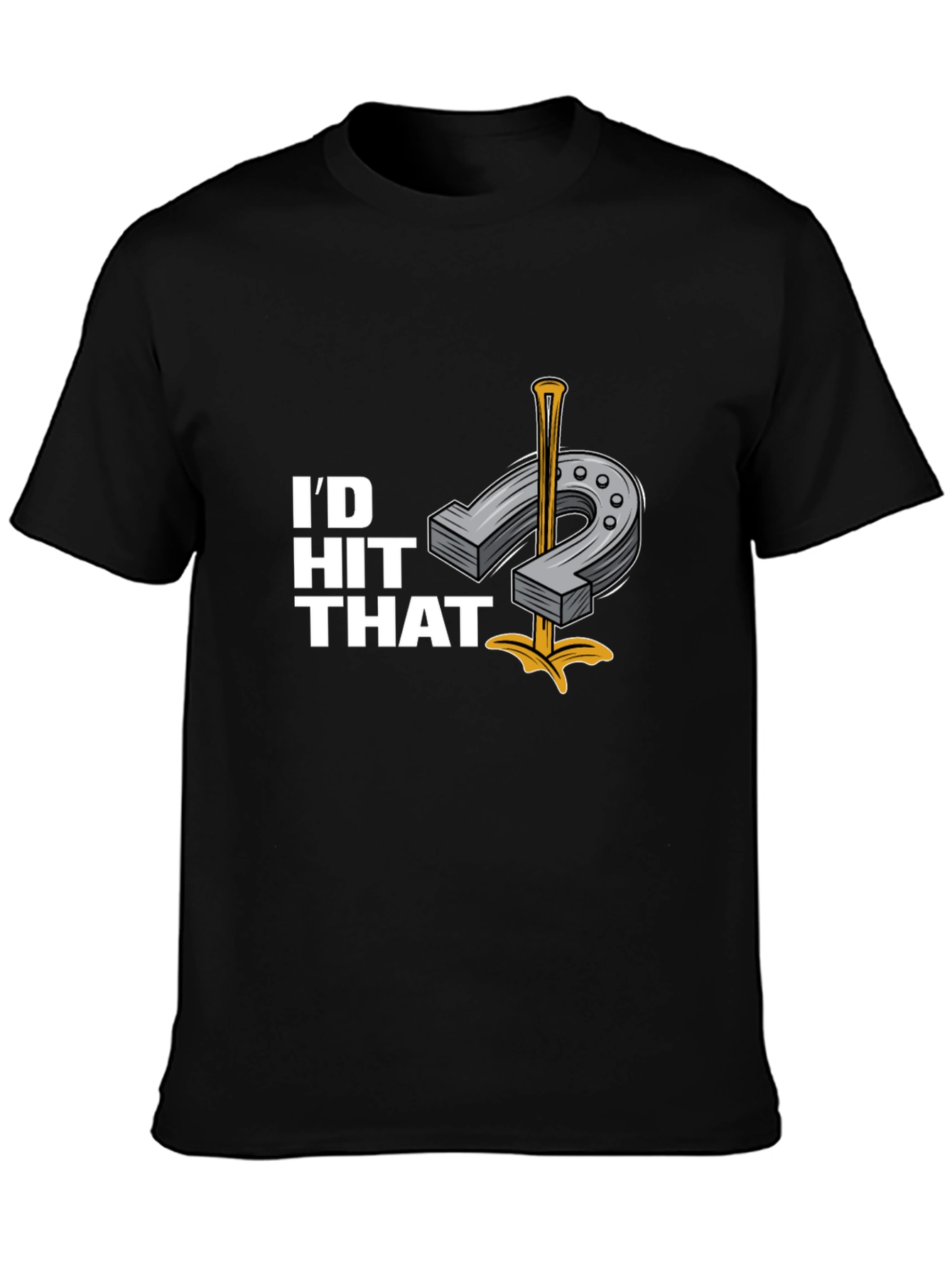 Id Hit That Horseshoe Graphic T-Shirt