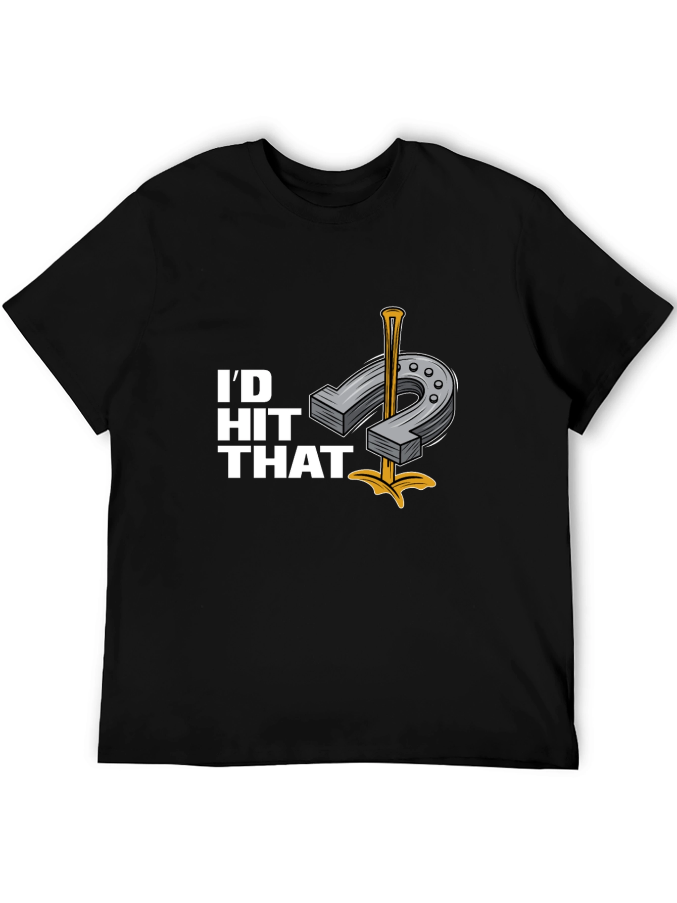 Id Hit That Horseshoe Graphic T-Shirt