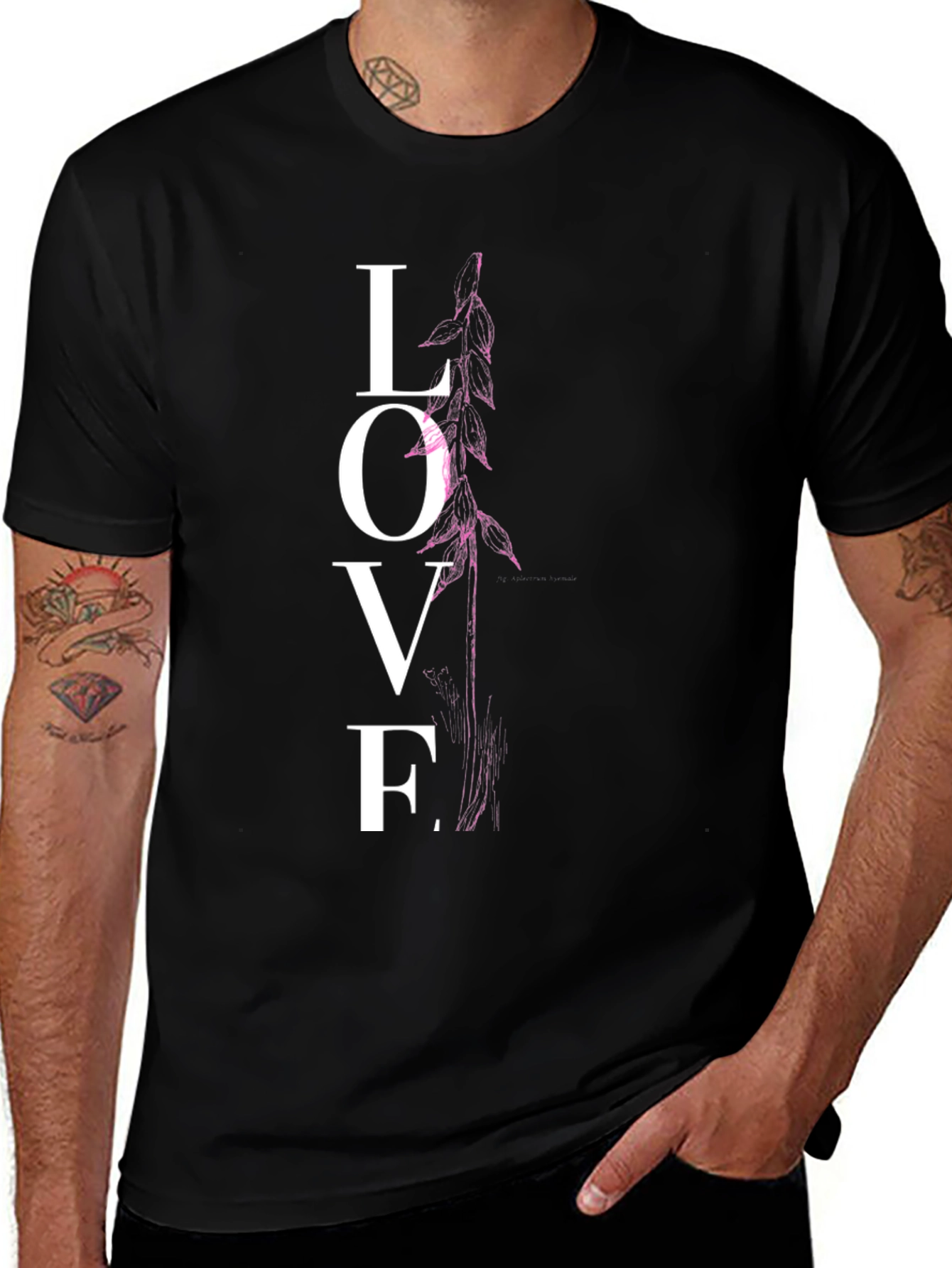 LOVE Floral T-Shirt - Stylish Graphic Tee