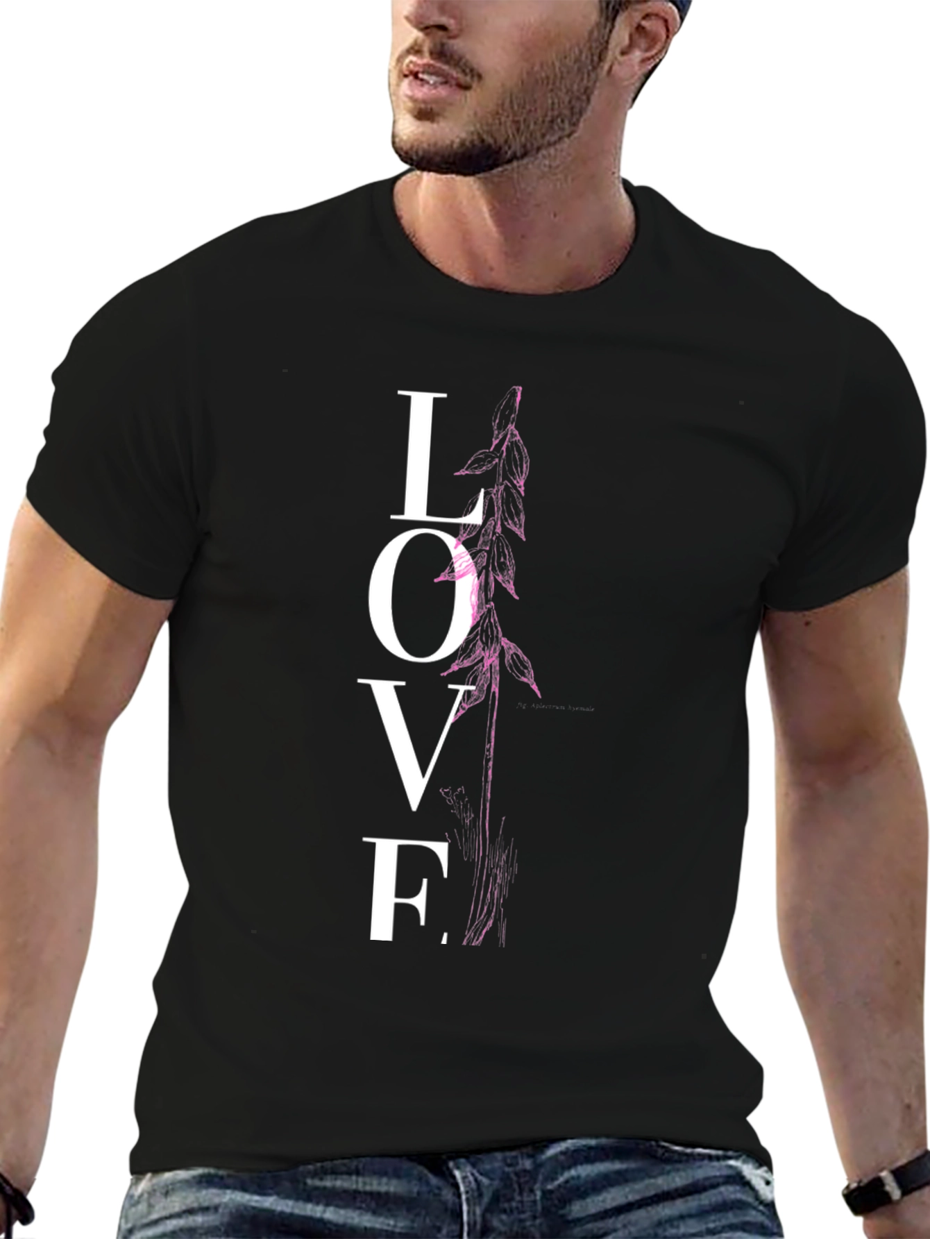 LOVE Floral T-Shirt - Stylish Graphic Tee