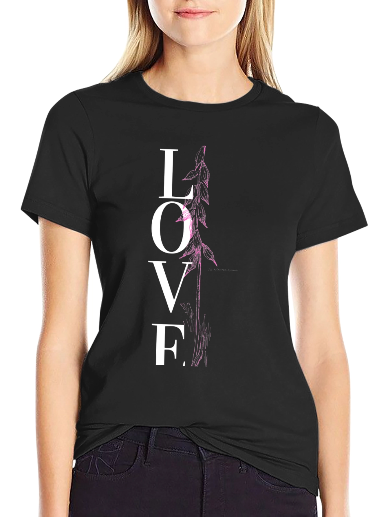 LOVE Floral T-Shirt - Stylish Graphic Tee