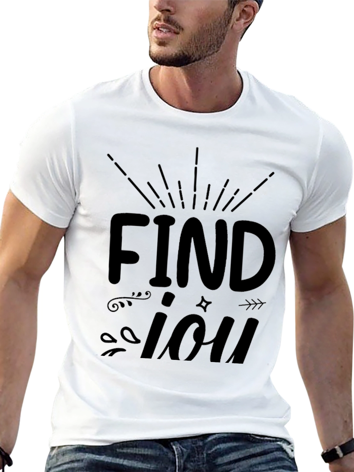 Find You Graphic T-Shirt - Black