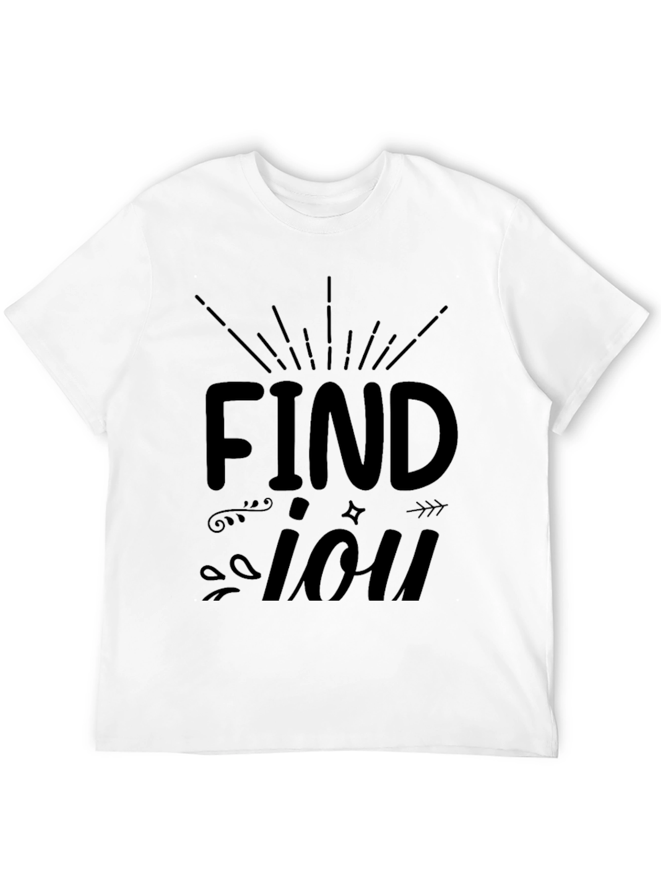 Find You Graphic T-Shirt - Black