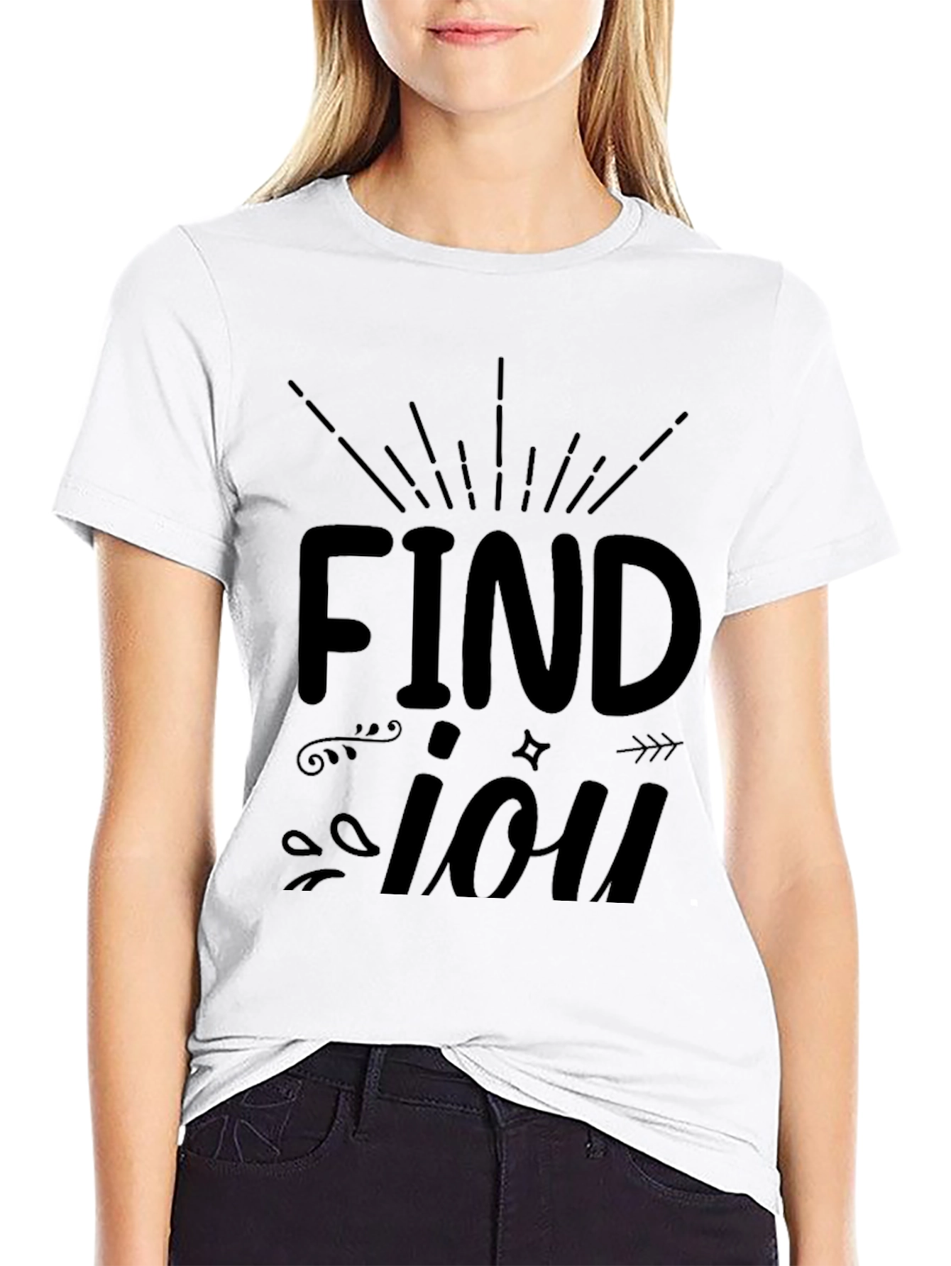 Find You Graphic T-Shirt - Black